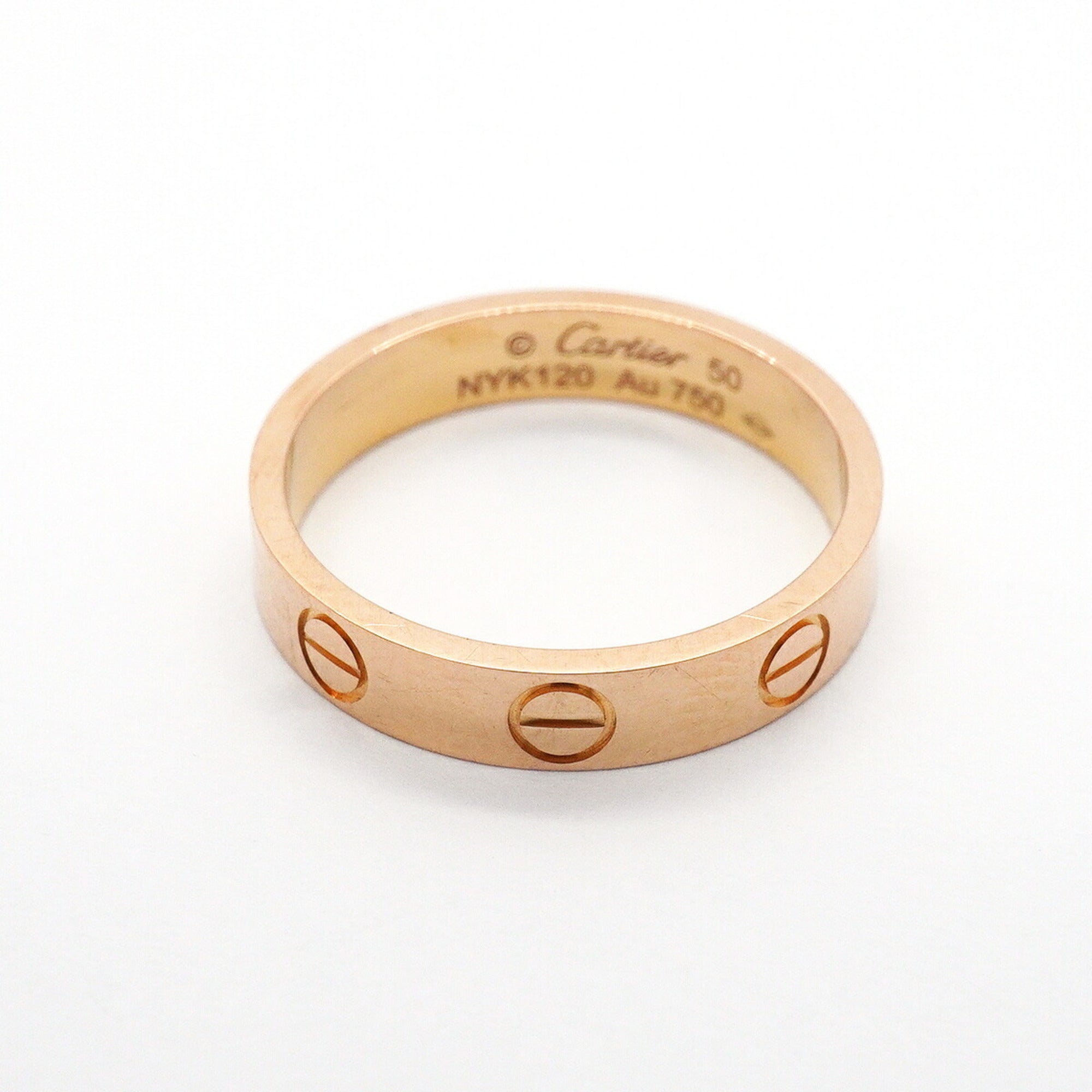 Cartier Pink Gold (18K) Band Ring (Pre-Owned)
