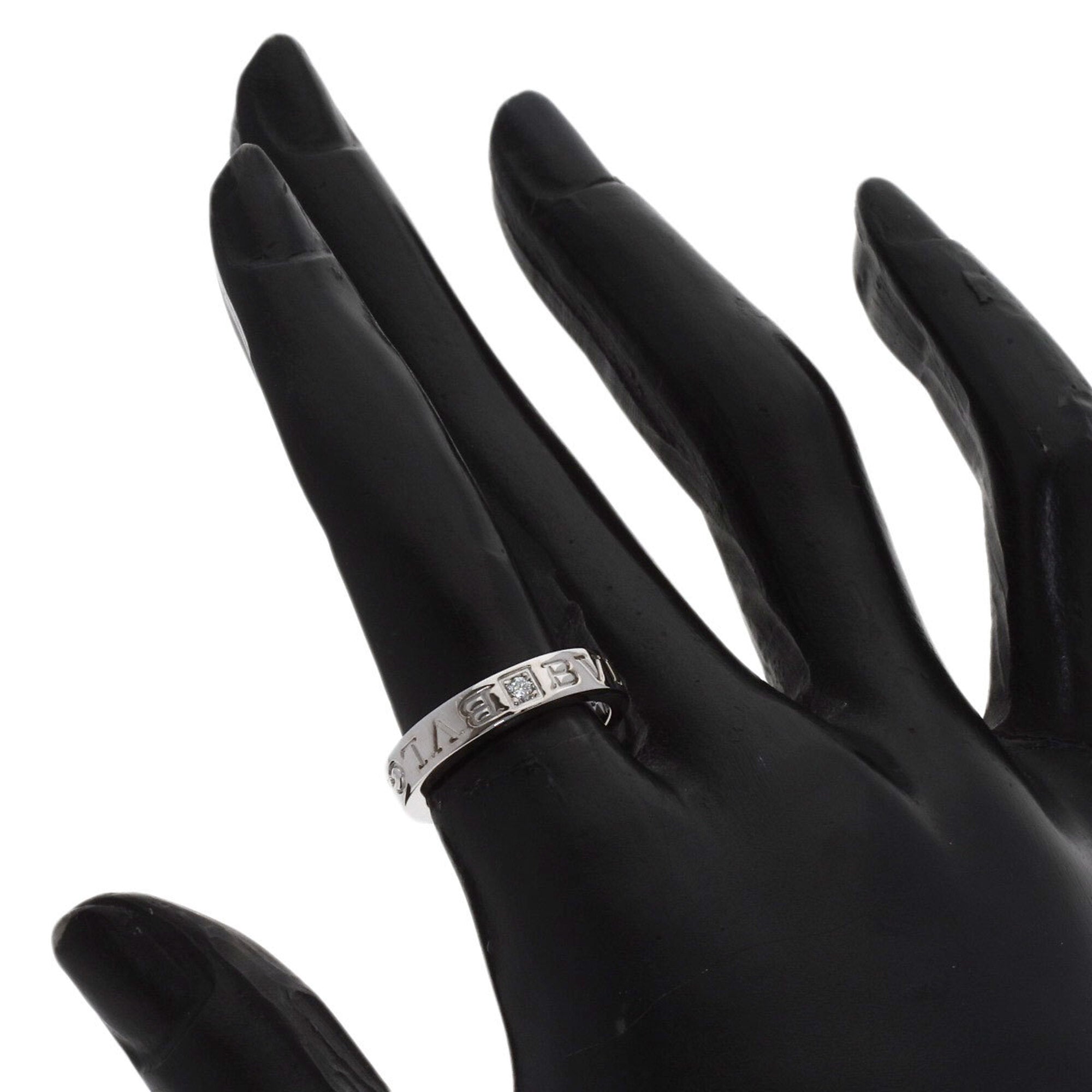 Bvlgari White Gold White Gold (18K) Band Ring (Pre-Owned)