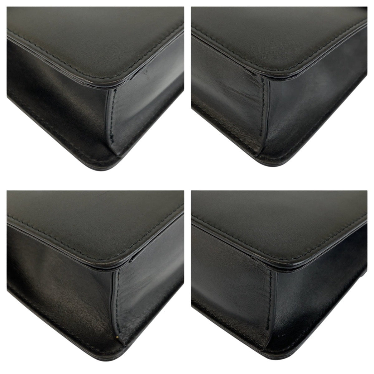 Dunhill Black Leather Clutch Bag (Pre-Owned)