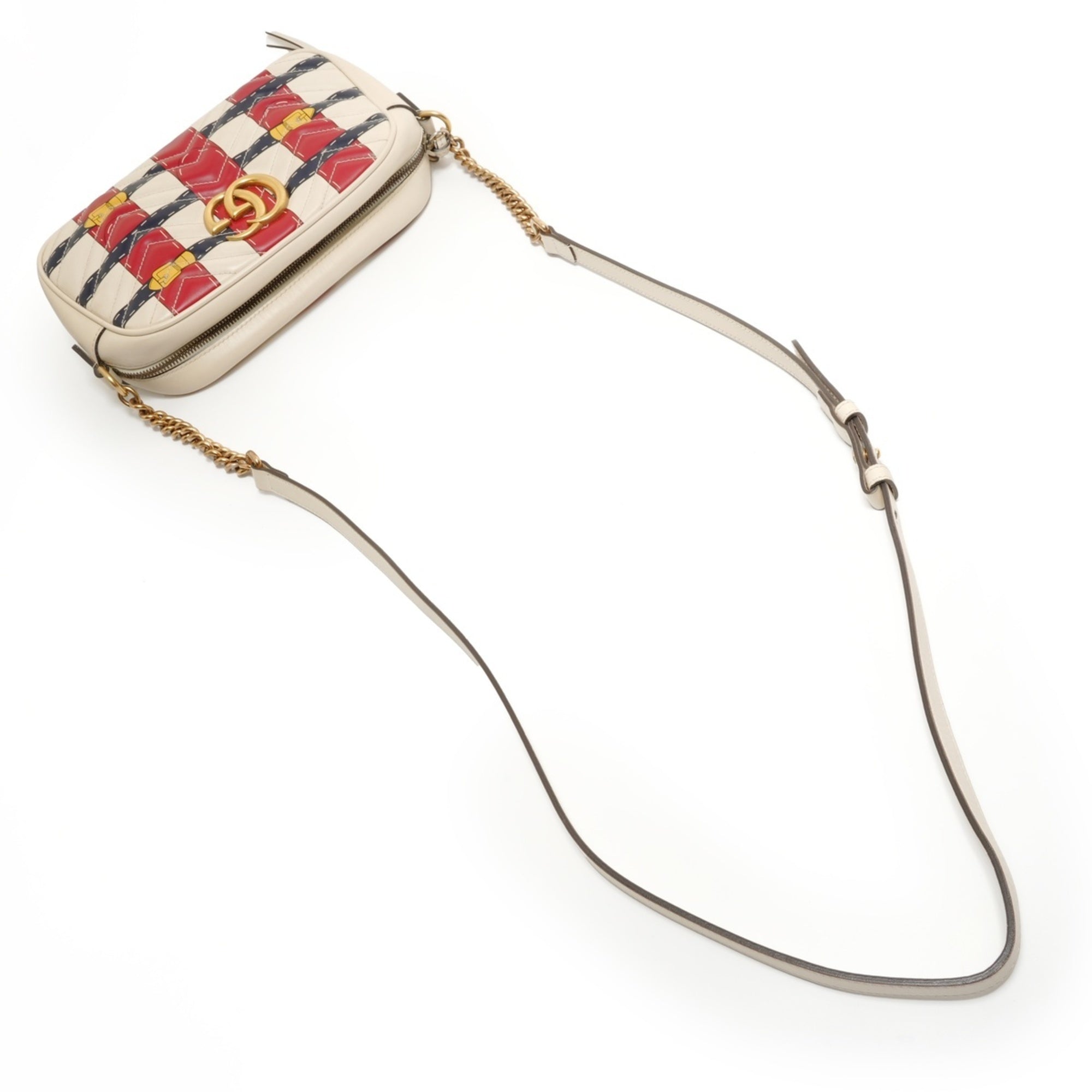Gucci Gg Marmont Multi-Color Shoulder Bag (Pre-Owned)