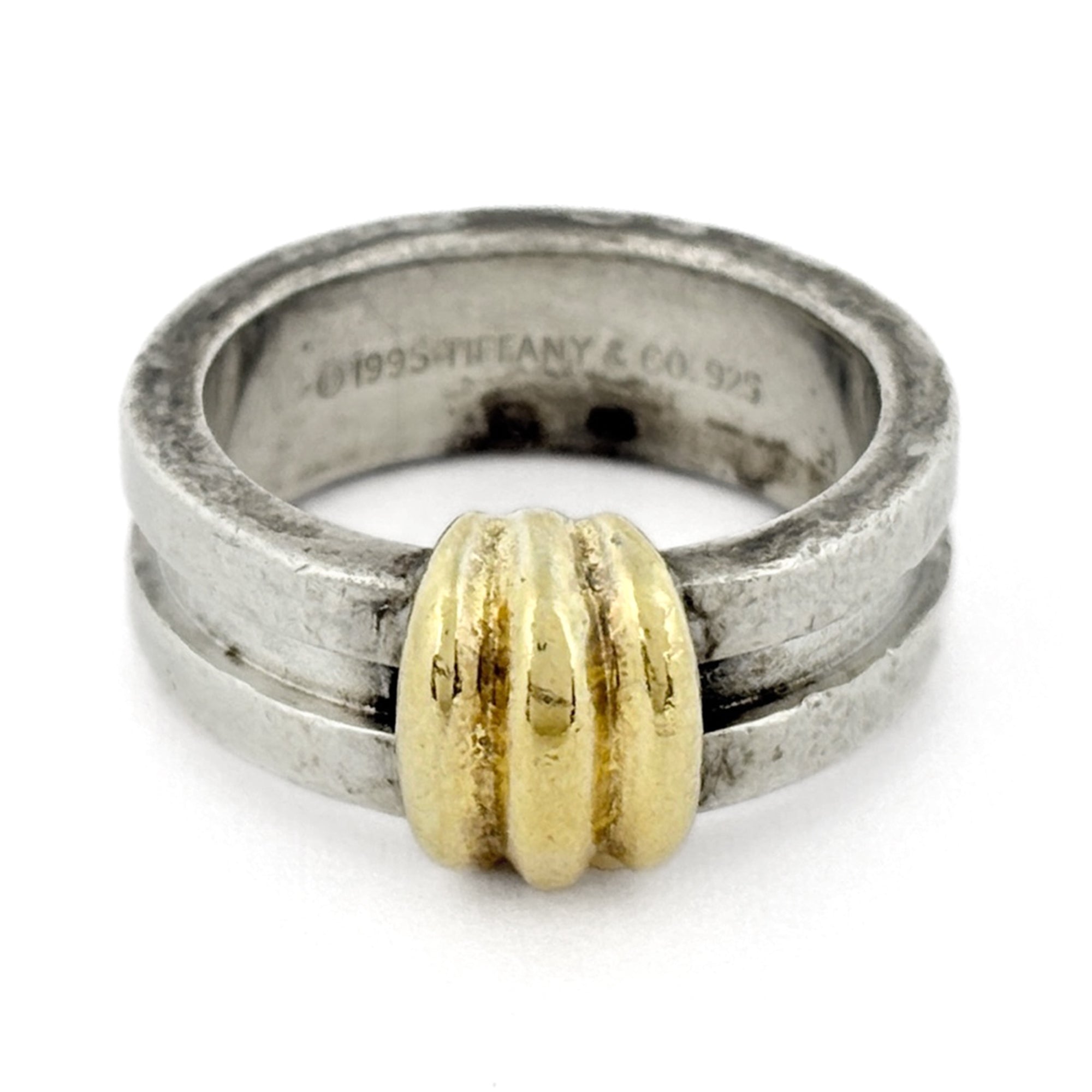 Tiffany Silver Silver 925 Band Ring (Pre-Owned)