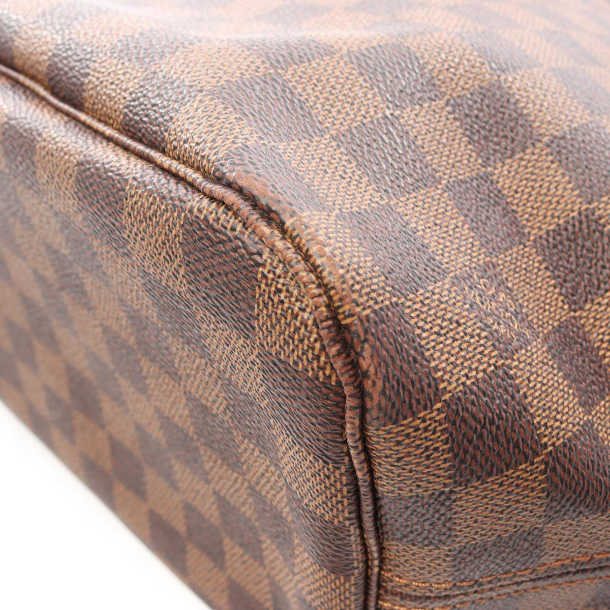 Louis Vuitton Brown Ebene Coated Canvas Pvc Damier Canvas Leather Handbag Tote Bag (Pre-Owned)