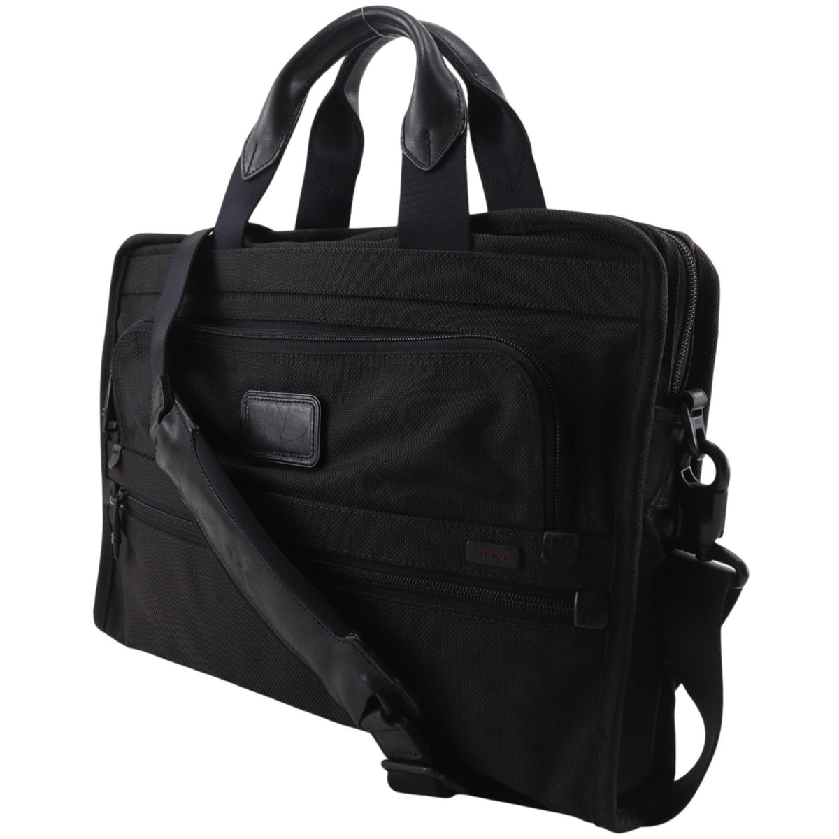 Tumi Black Nylon Canvas Briefcase (Pre-Owned)