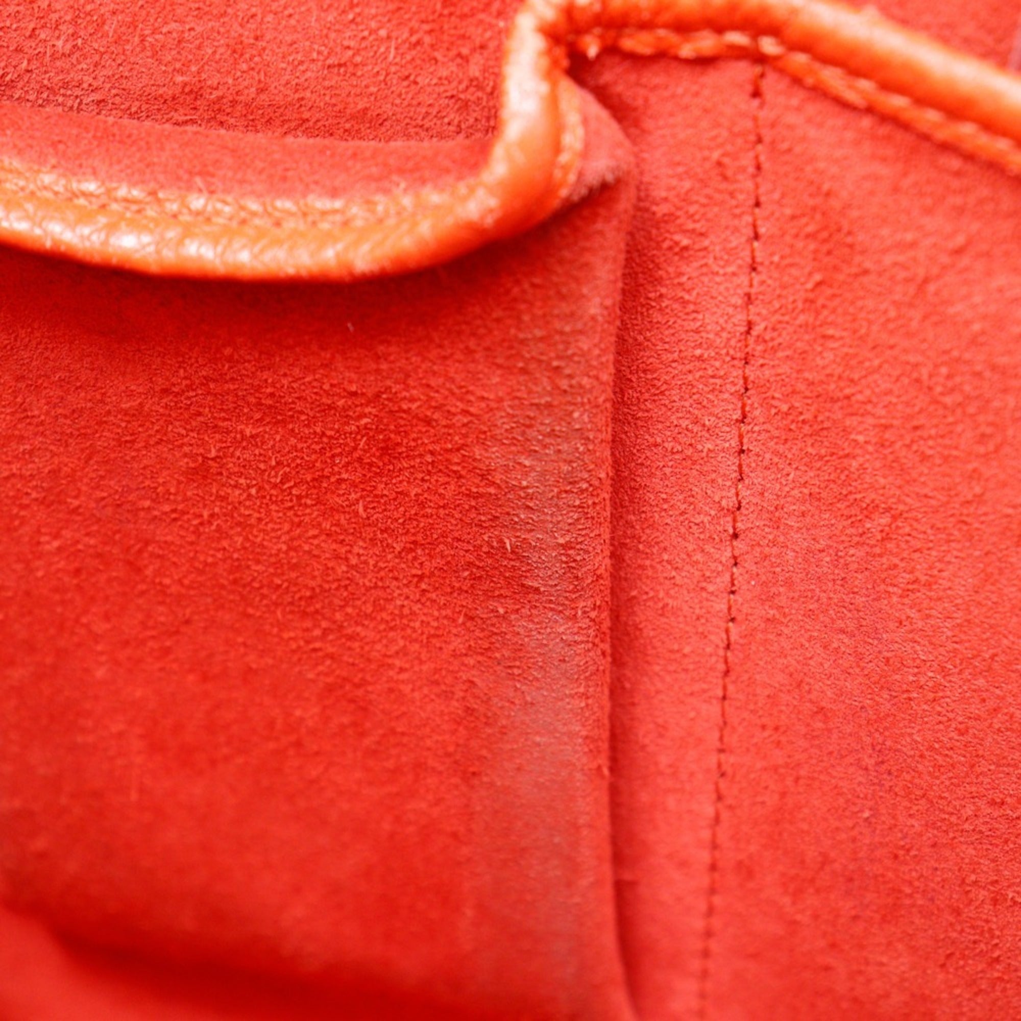 Celine Red Color Leather Handbag (Pre-Owned)
