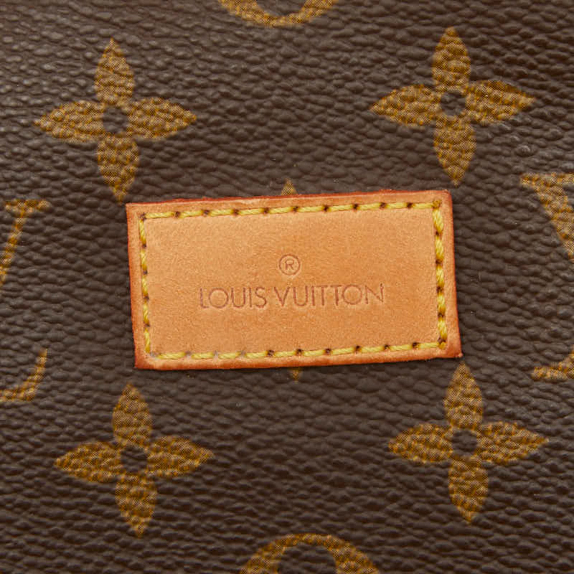 Louis Vuitton Brown Pvc Leather Shoulder Bag (Pre-Owned)