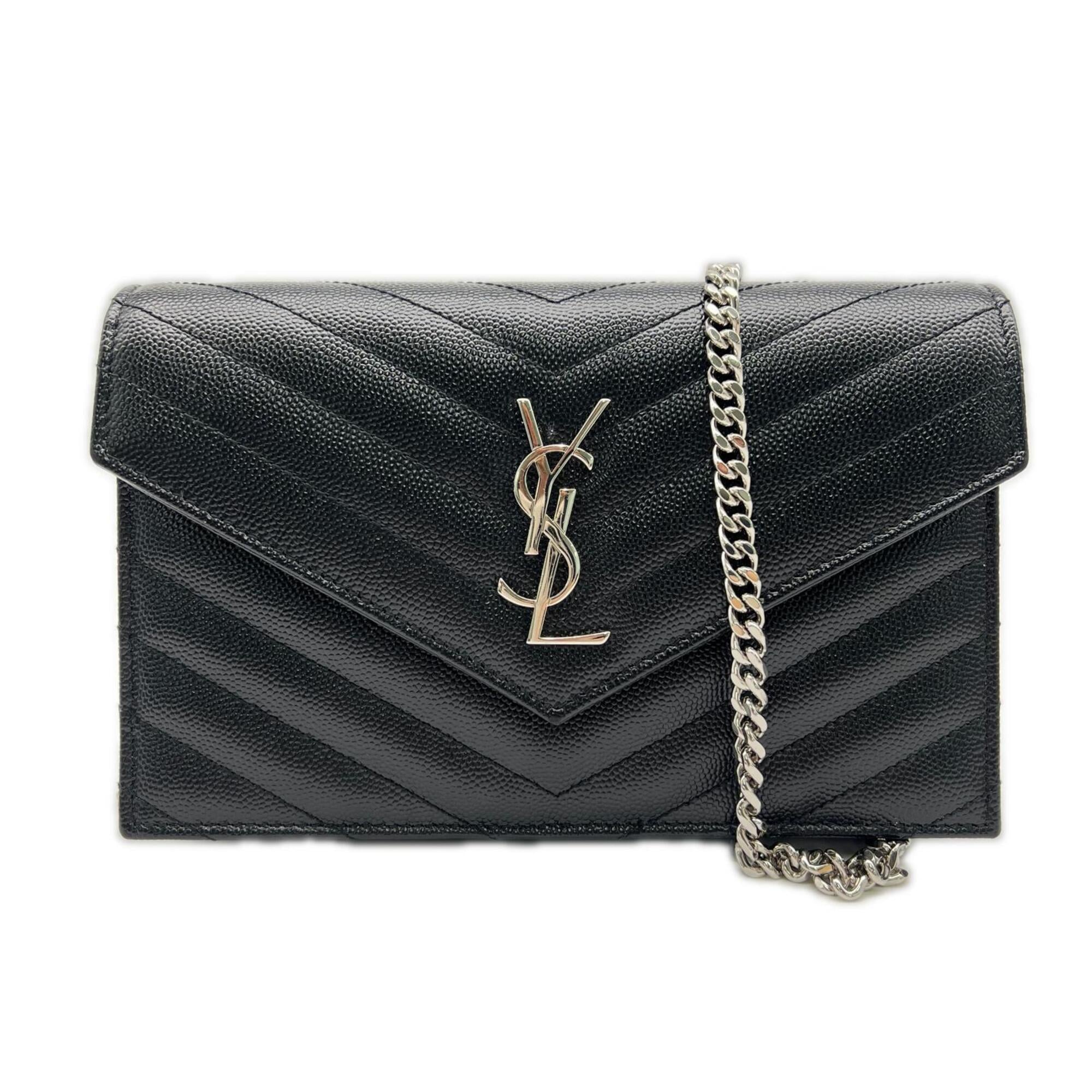 Yves Saint Laurent Black Leather Shoulder Bag (Pre-Owned)