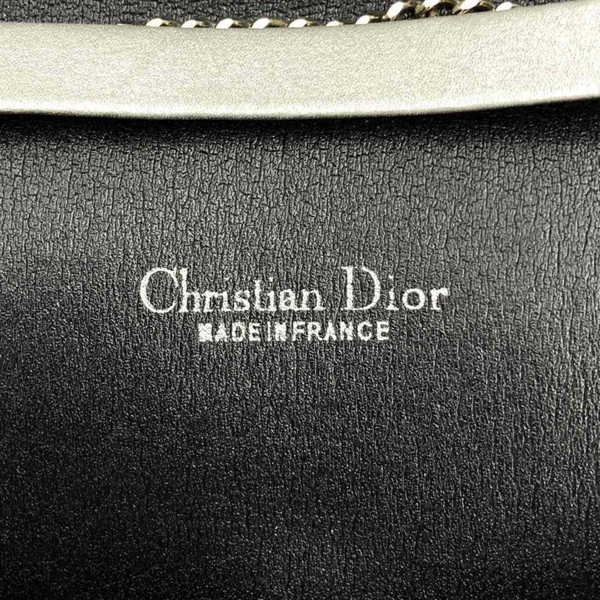 Christian Dior Navy Canvas Shoulder Bag (Pre-Owned)
