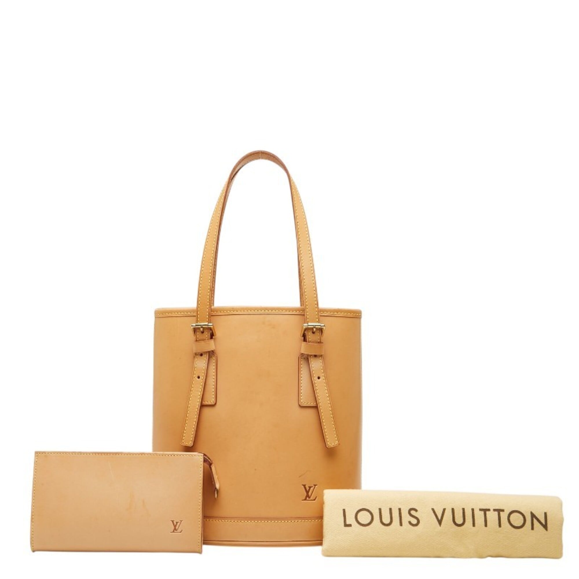 Louis Vuitton Natural Leather Handbag (Pre-Owned)