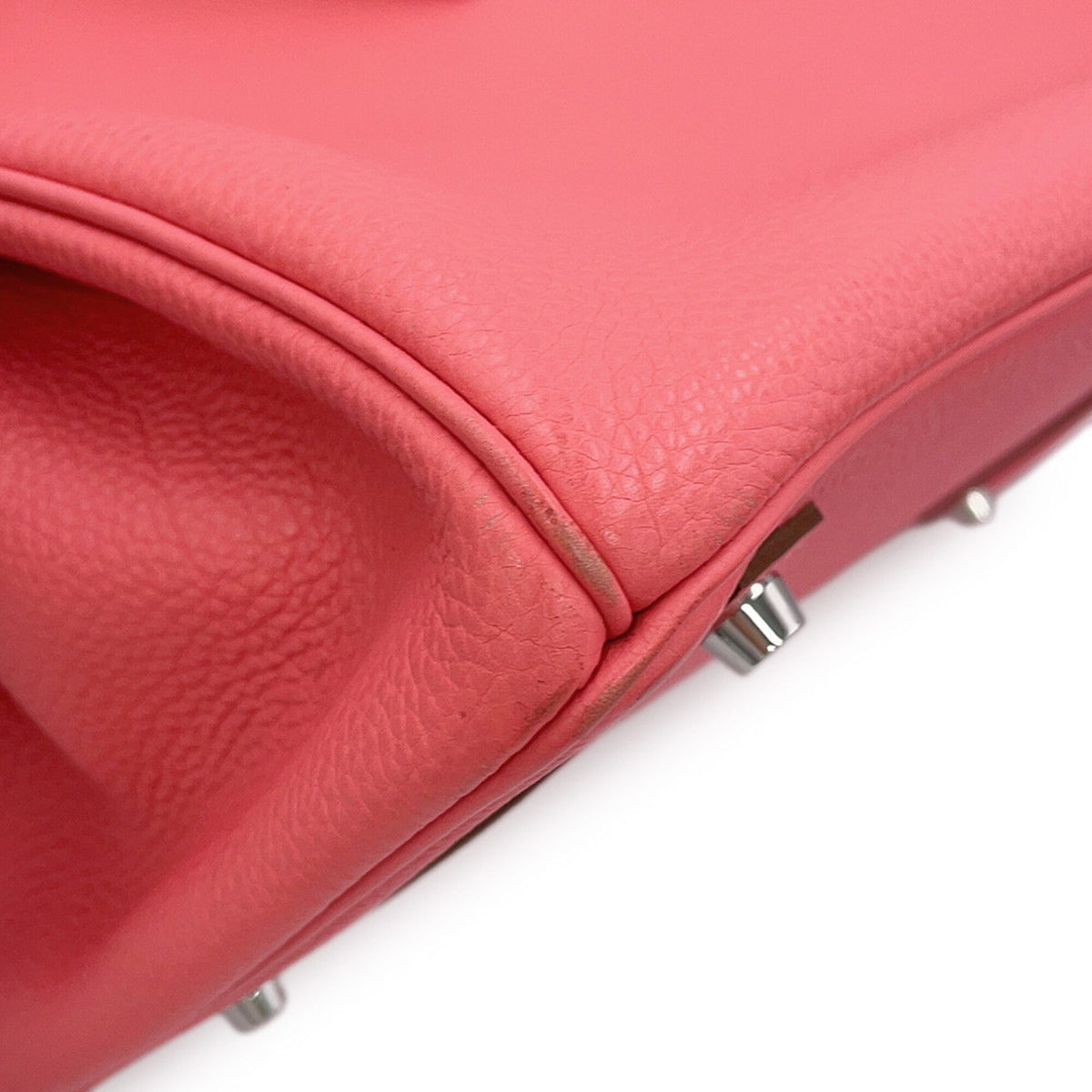Hermes Pink Togo Leather Handbag (Pre-Owned)