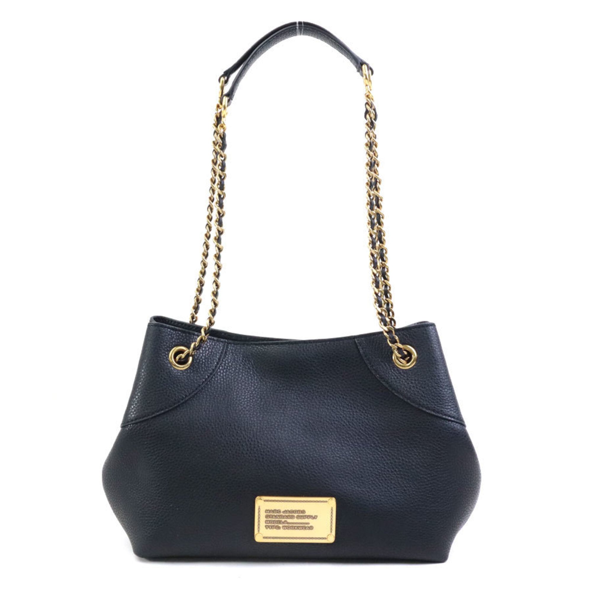 Marc Jacobs Black Leather Shoulder Bag (Pre-Owned)