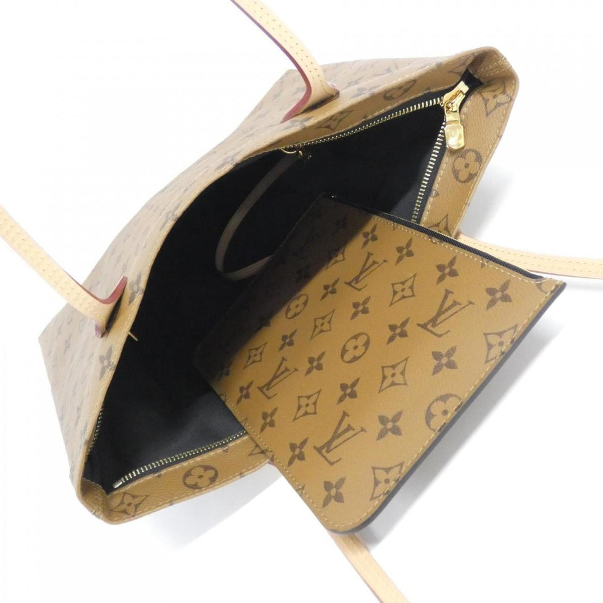 Louis Vuitton Monogram Marron Coated Canvas Handbag (Pre-Owned)