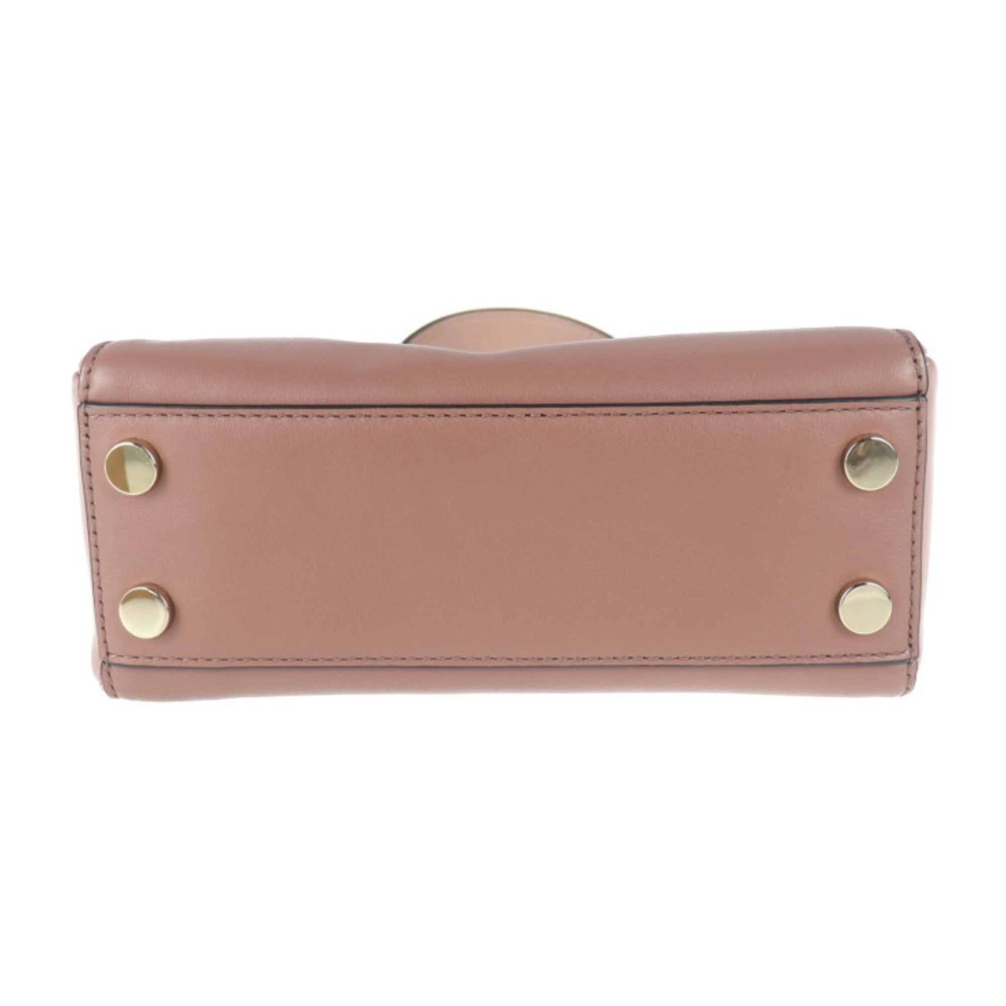 Michael Kors Pink Beige Handbag Shopping Bag Shoulder Bag Tote Bag (Pre-Owned)