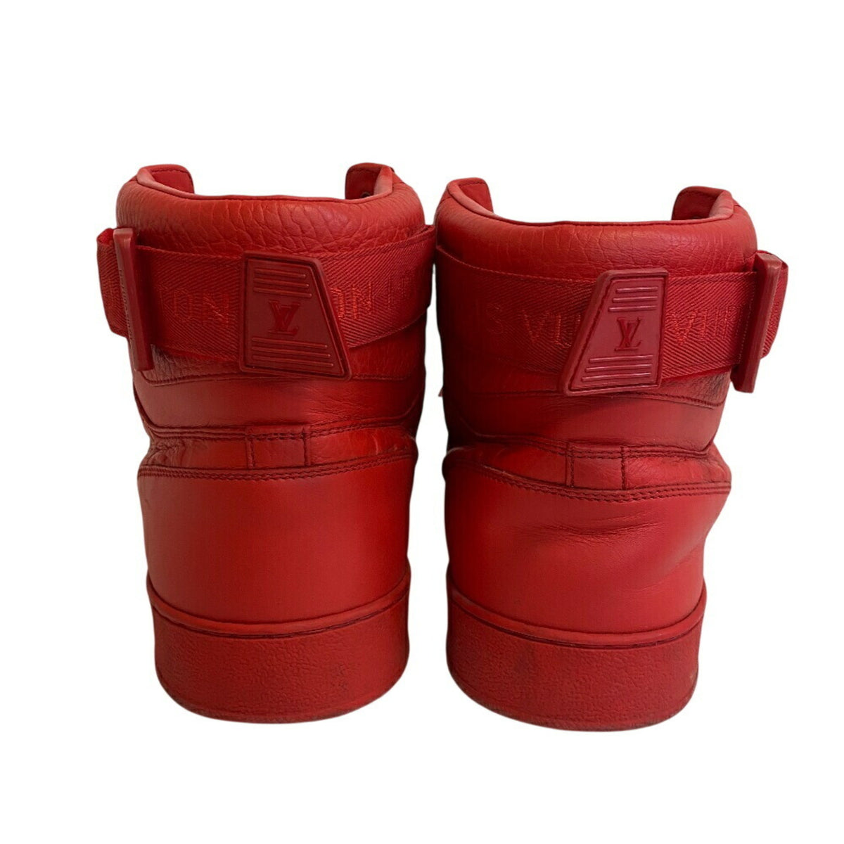 Louis Vuitton Red Color Sneakers (Pre-Owned)
