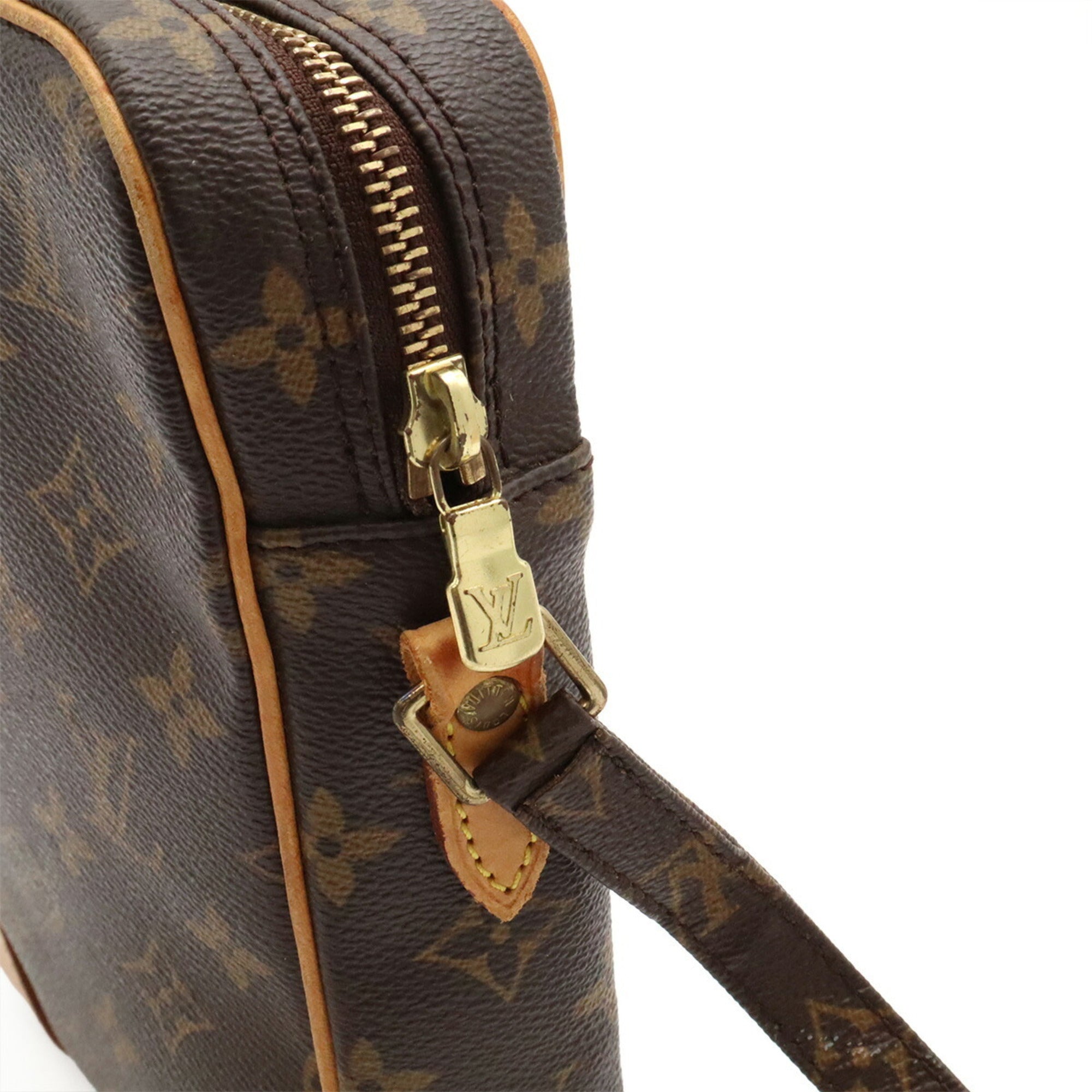 Louis Vuitton Monogram Brown Monogram Pochette Shoulder Bag (Pre-Owned)