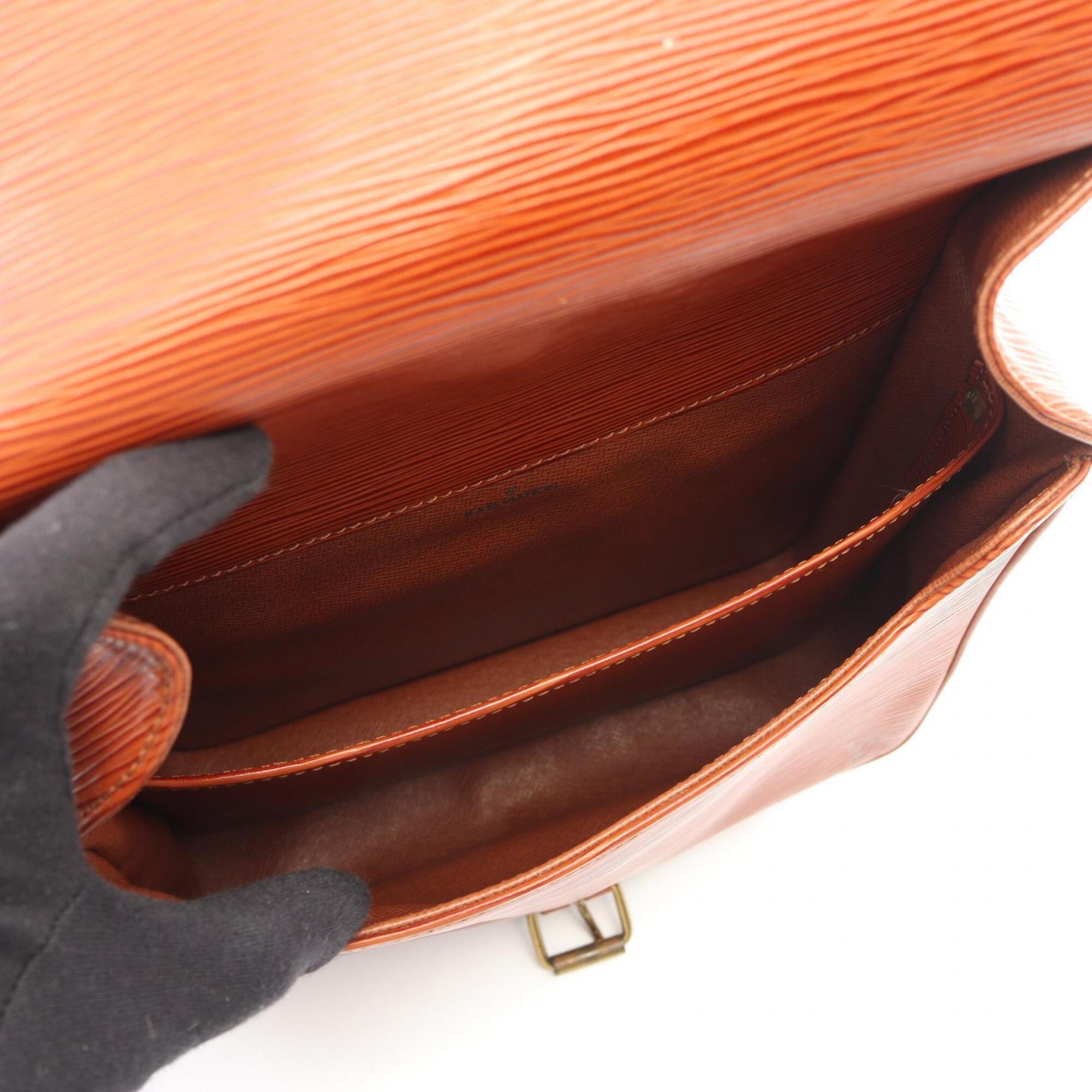 Louis Vuitton Brown Kenyan Brown Epi Leather Handbag Shoulder Bag (Pre-Owned)