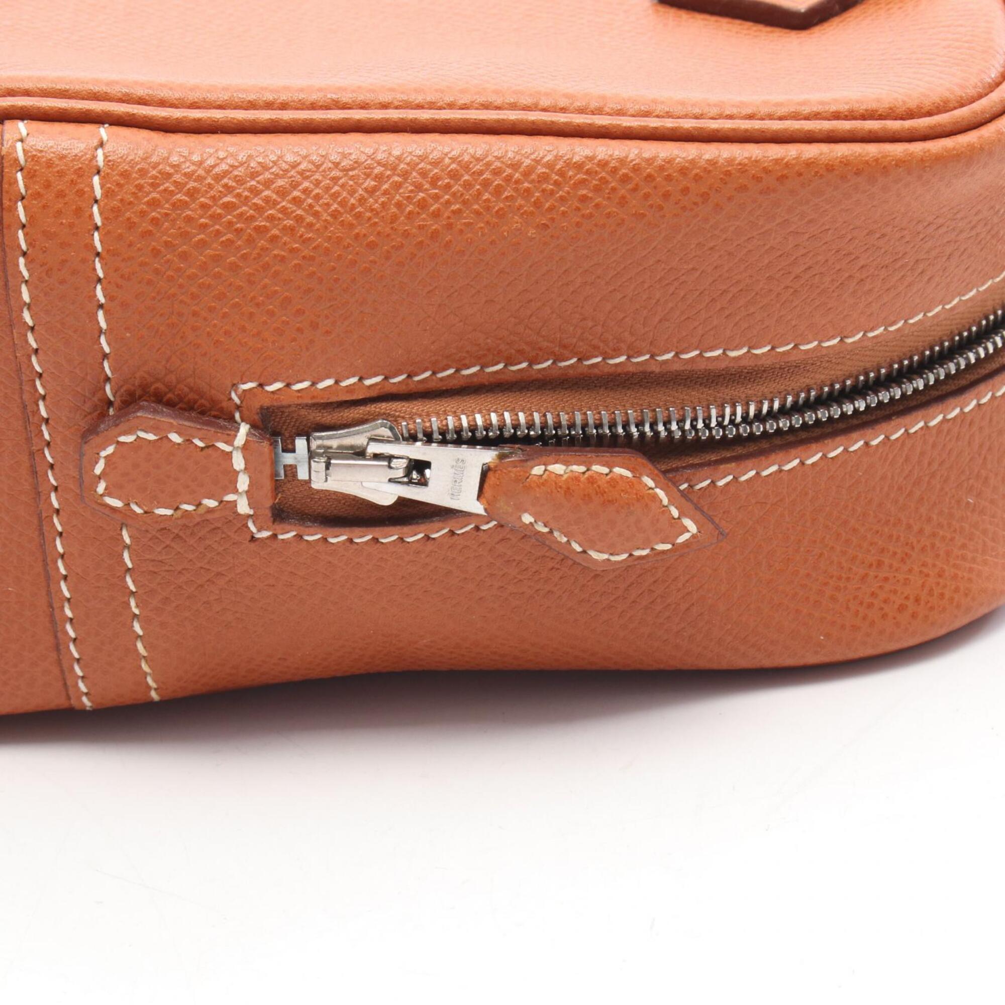 Hermes Brown Epsom Leather Handbag (Pre-Owned)