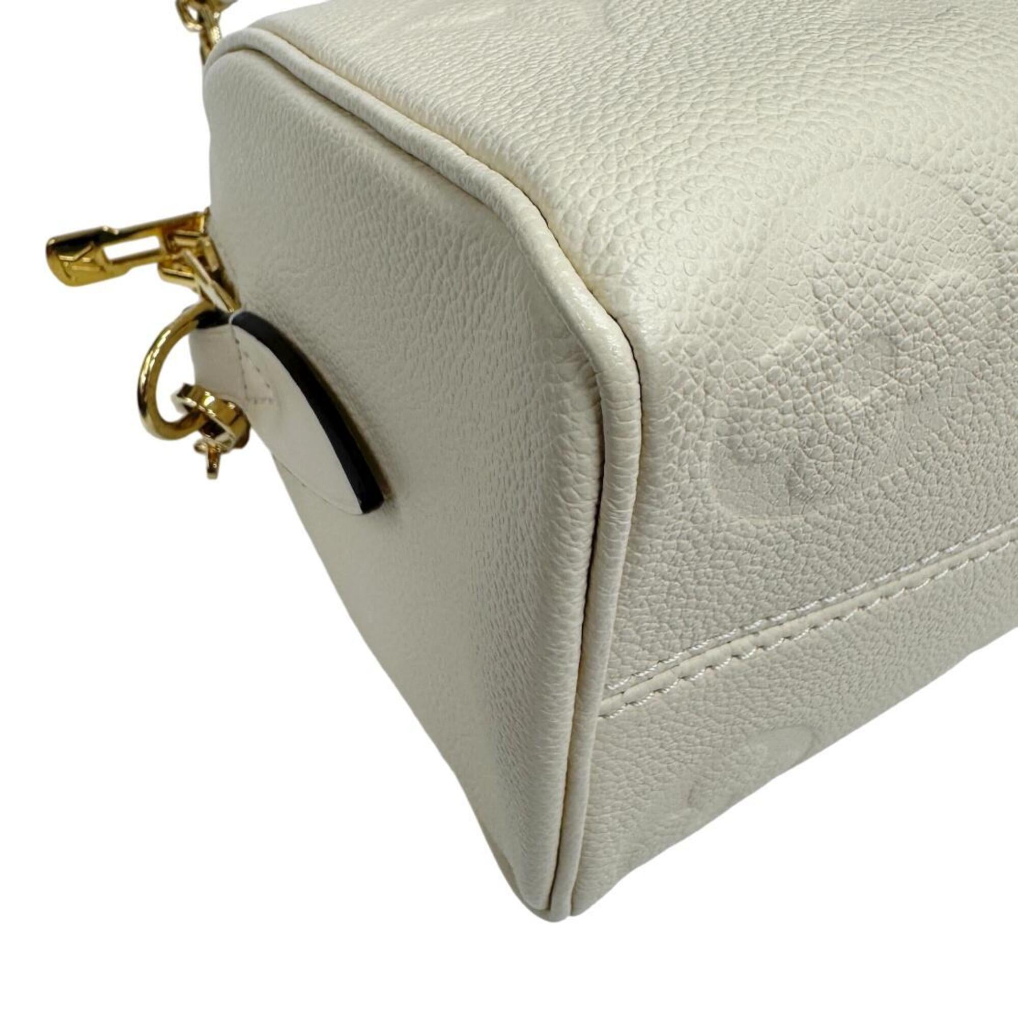 Louis Vuitton Monogram Empreinte Beige Cream Monogram Empreinte Boston Bag (Pre-Owned)
