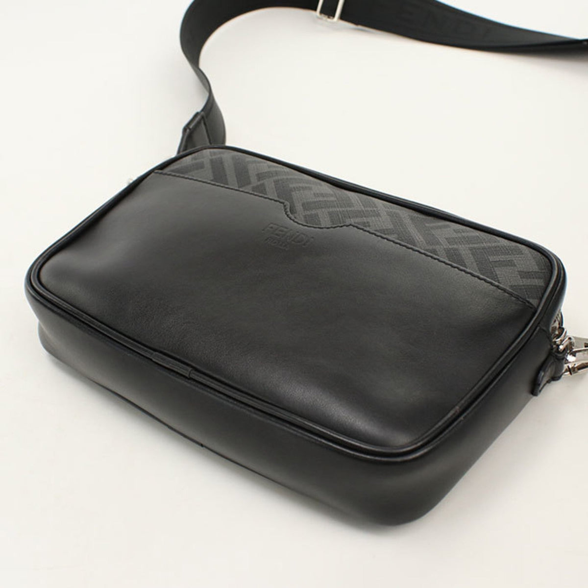 Fendi Black Pvc Shoulder Bag (Pre-Owned)