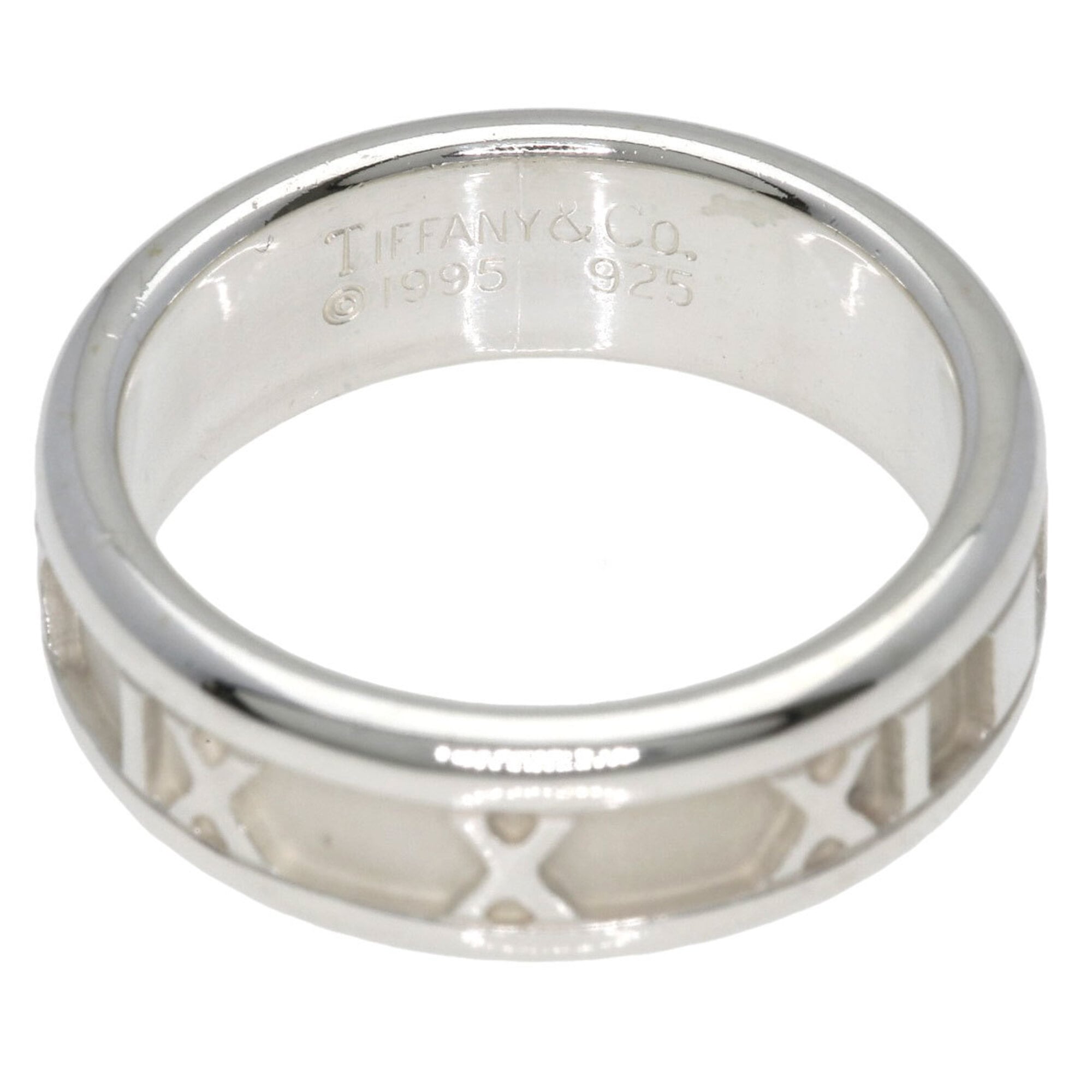 Tiffany Atlas Silver Band Ring (Pre-Owned)