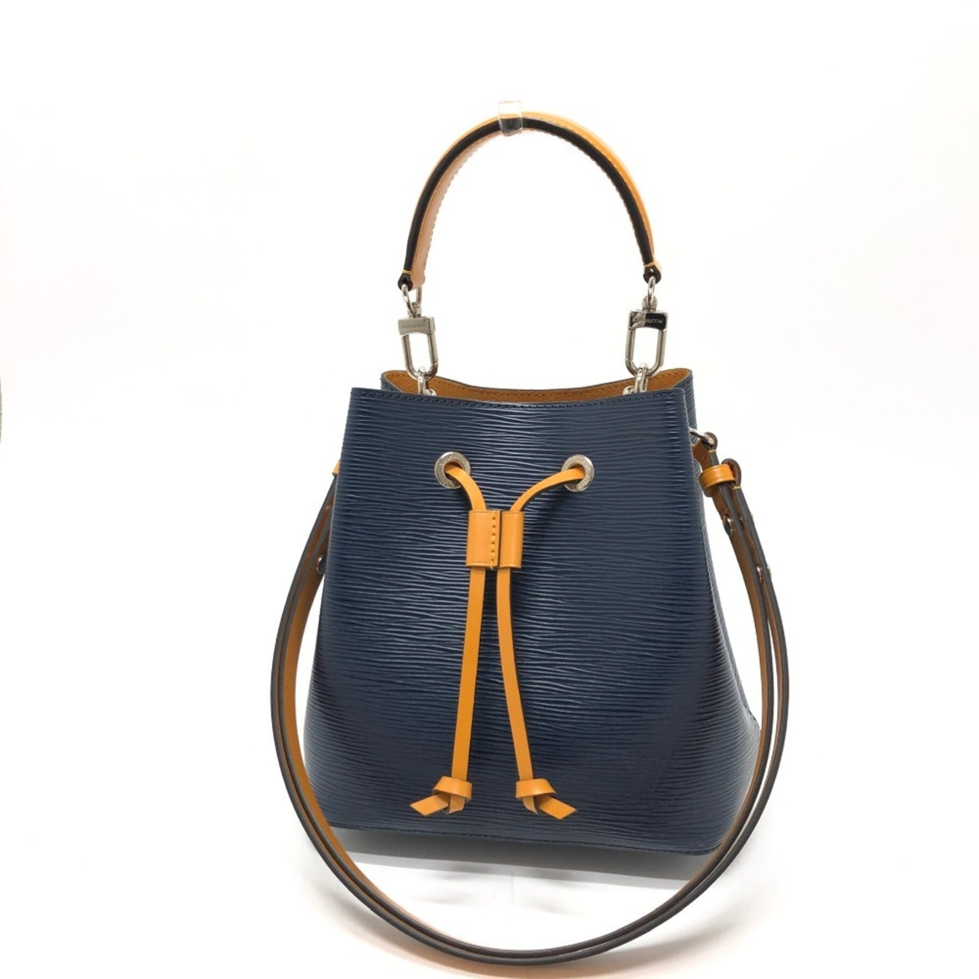 Louis Vuitton Epi Indigo Saffron Epi Leather Handbag Shoulder Bag (Pre-Owned)