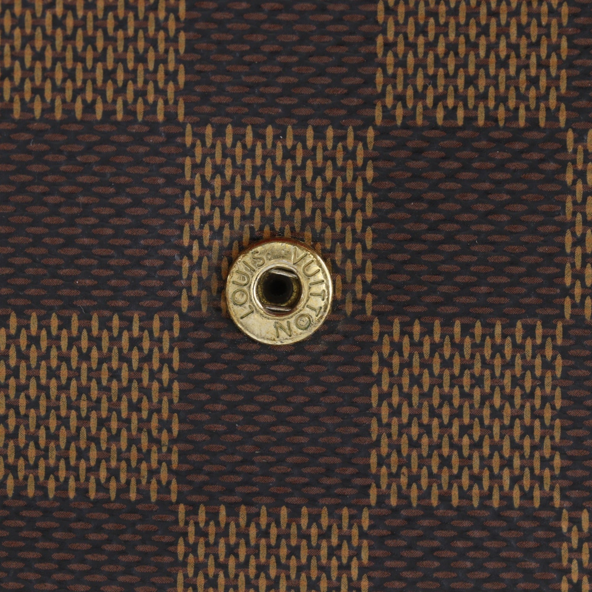 Louis Vuitton Brown Damier Canvas Pochette Pouch Shoulder Bag (Pre-Owned)