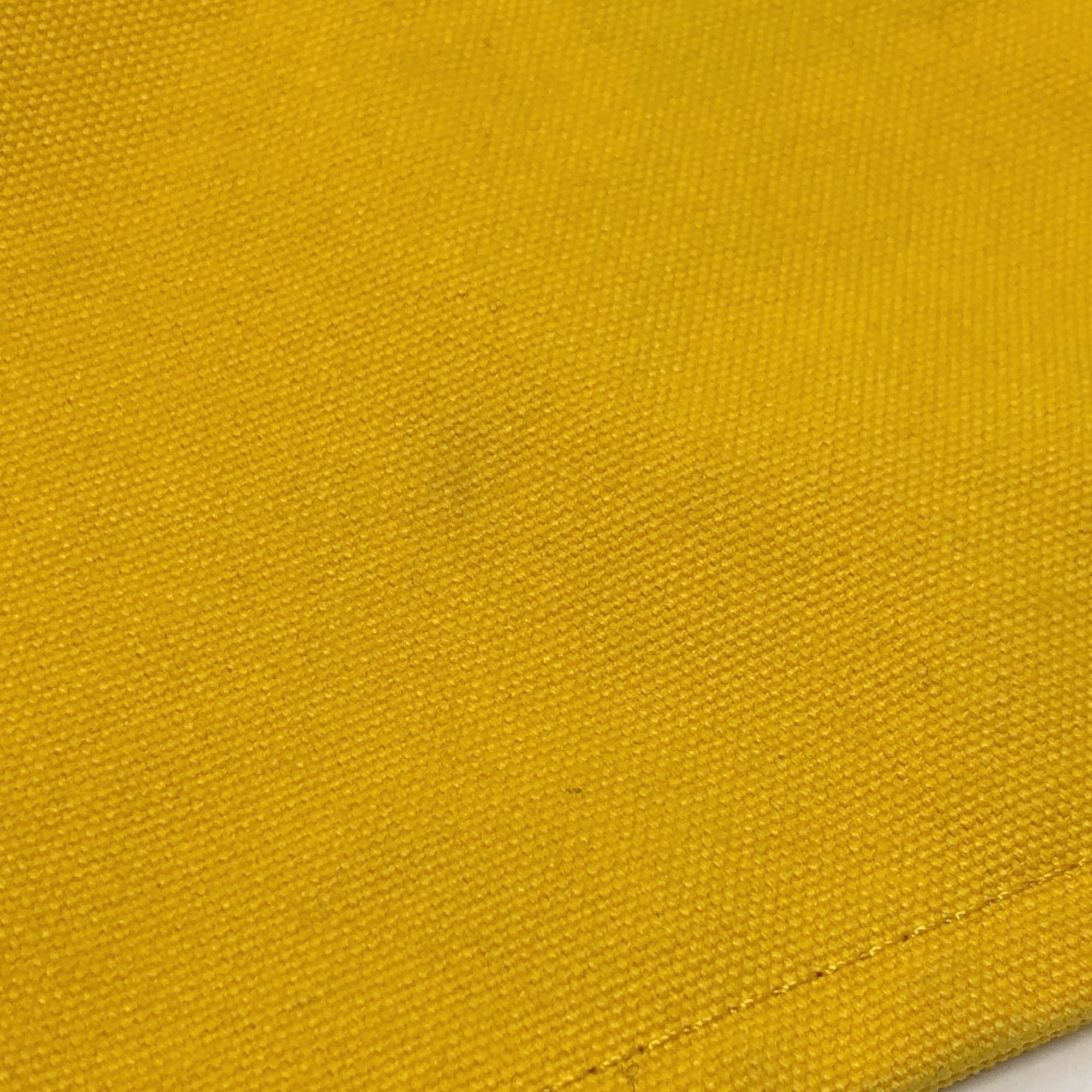 Hermes Yellow Canvas Pouch (Pre-Owned)