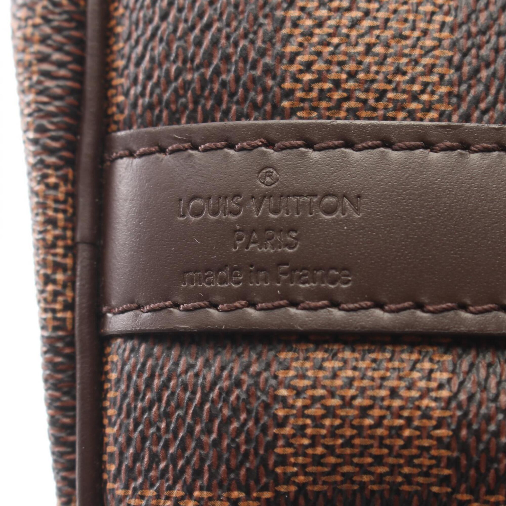 Louis Vuitton Brown Damier Canvas Coated Canvas Damier Canvas Leather Handbag (Pre-Owned)