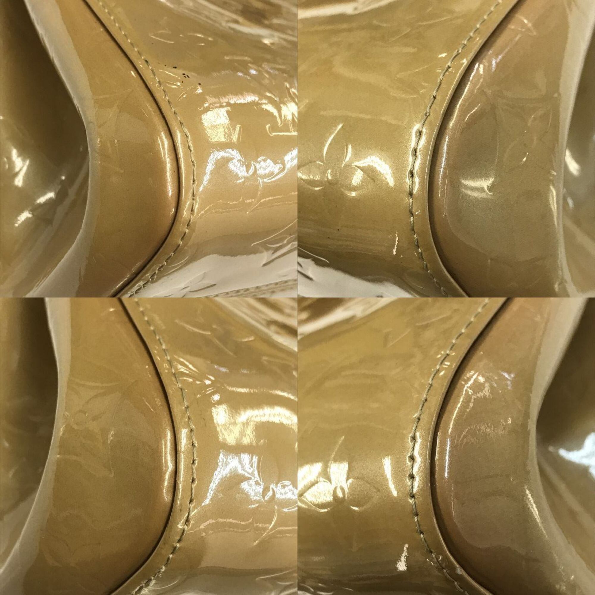 Louis Vuitton Vernis Beige Vernis Handbag (Pre-Owned)