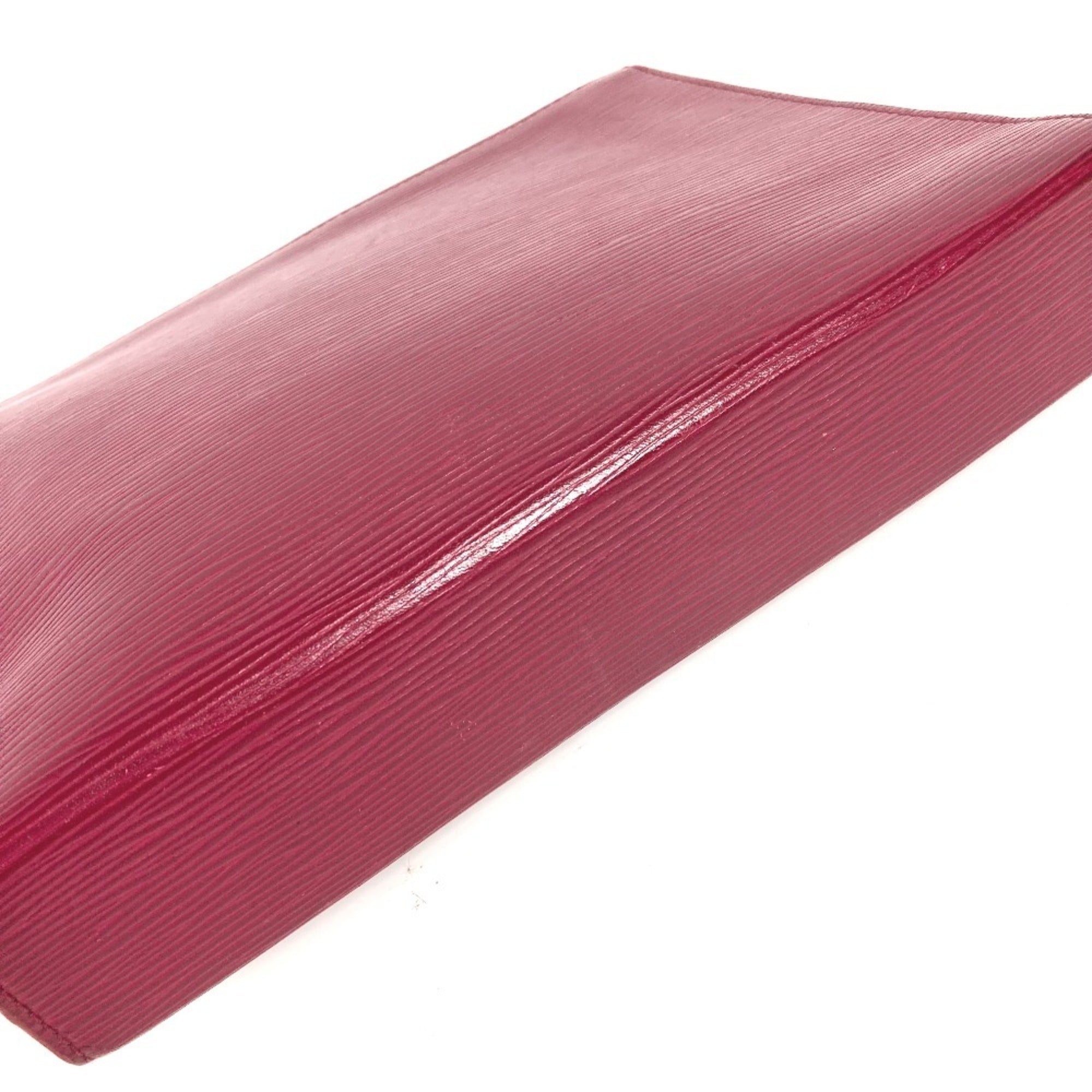 Louis Vuitton Fuchsia Red Color Epi Leather Clutch Bag Pouch (Pre-Owned)