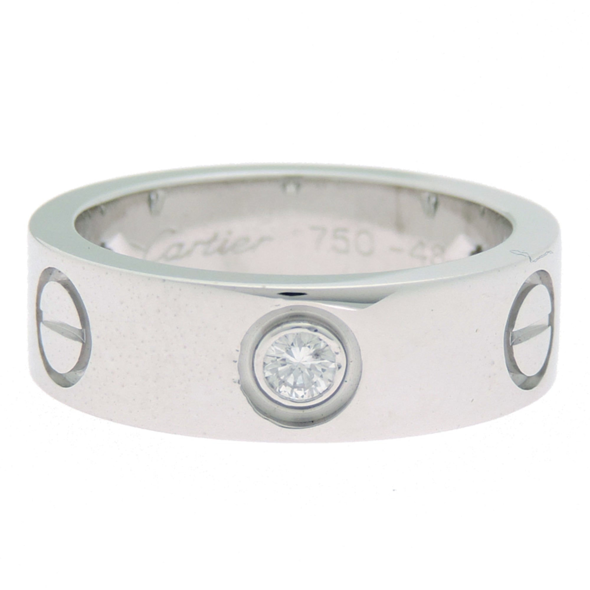Cartier White Gold (18K) Band Ring (Pre-Owned)