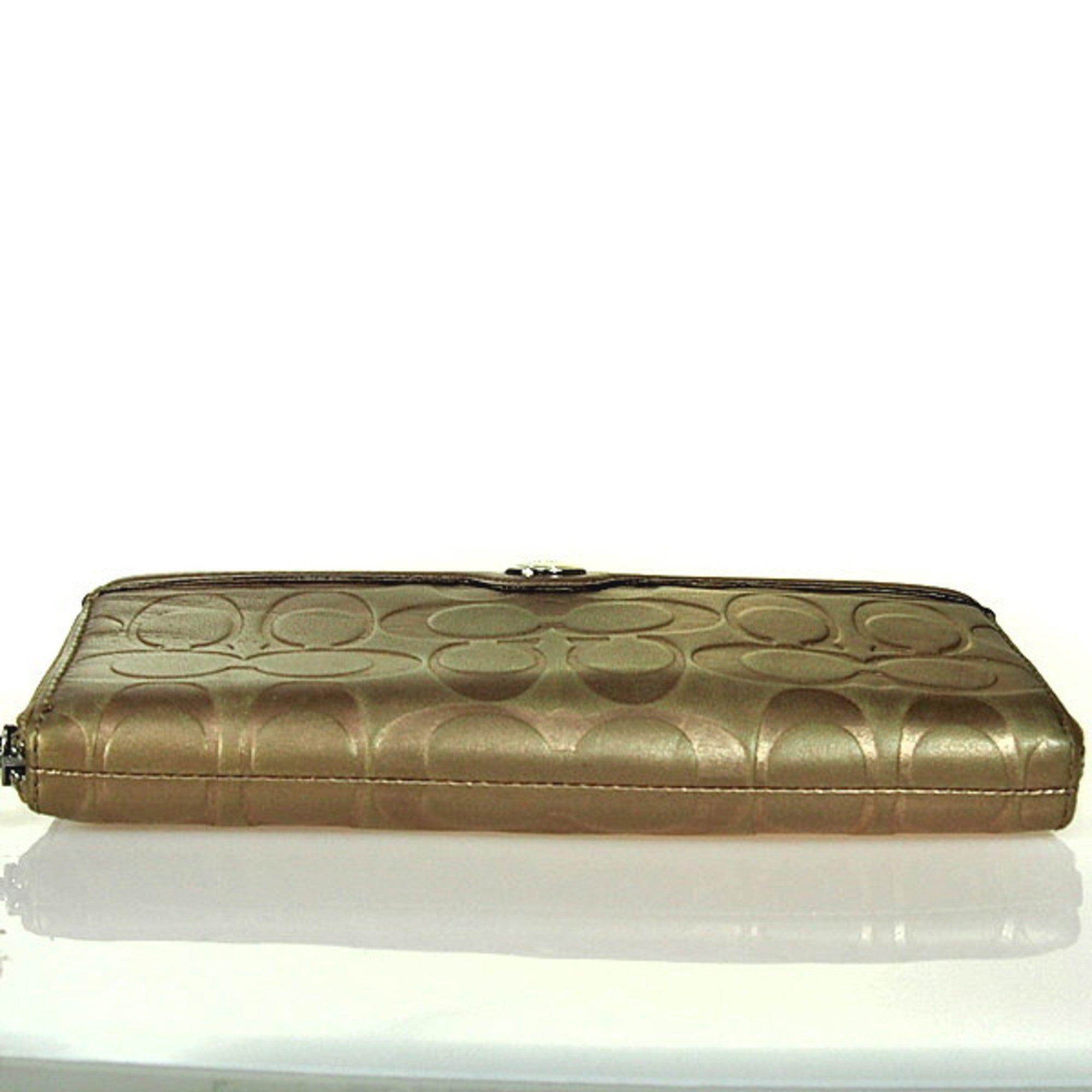 Coach Gold Long Wallet (Bi-Fold) (Pre-Owned)