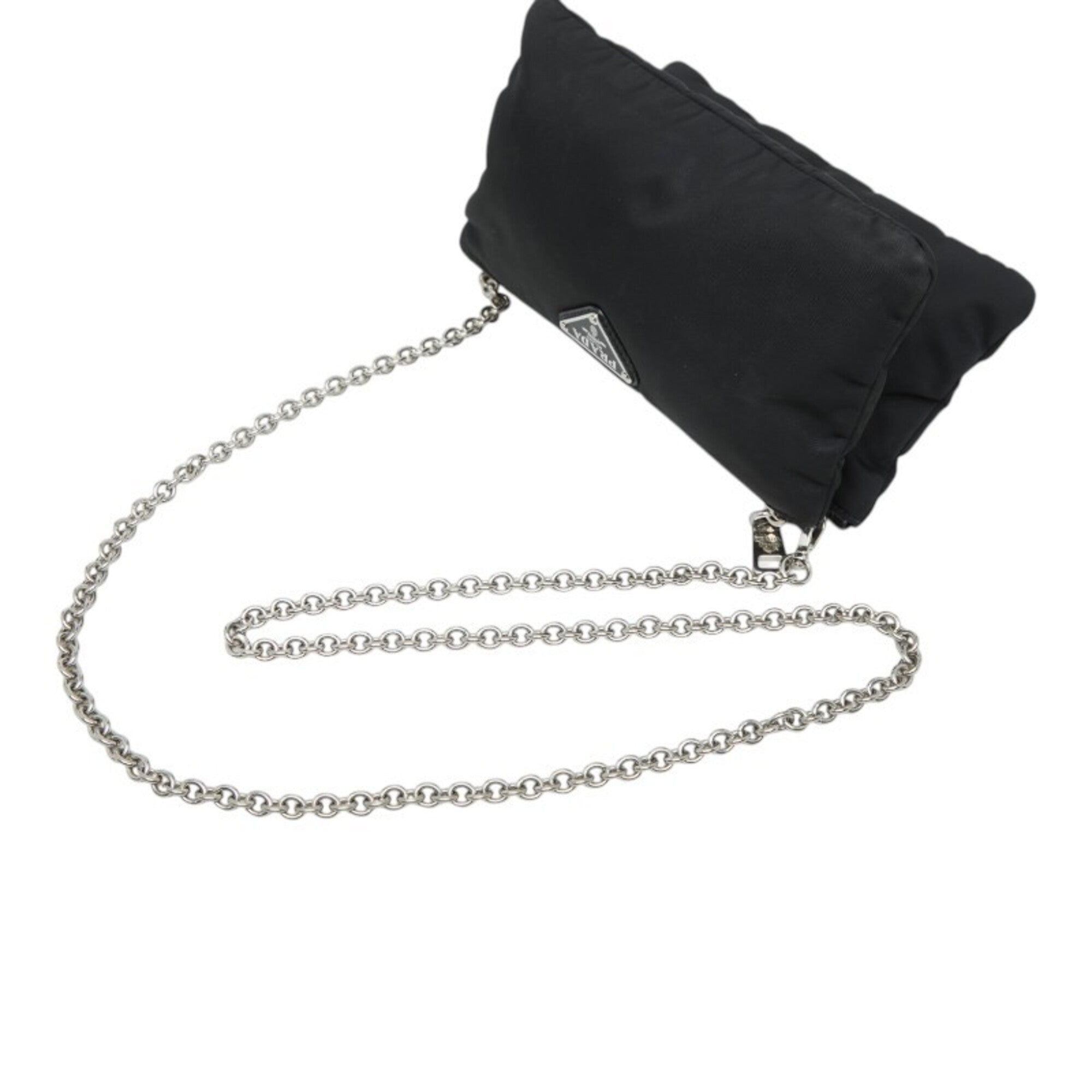 Prada Black Nylon Shoulder Bag (Pre-Owned)
