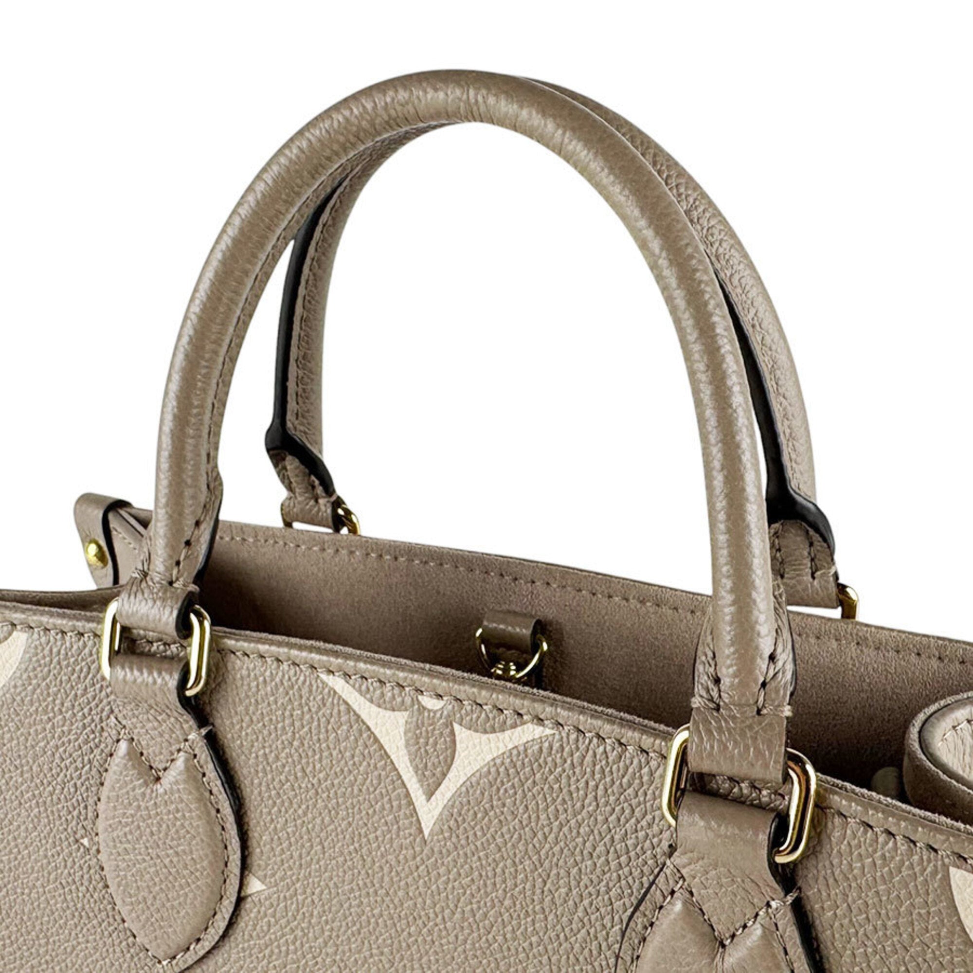 Louis Vuitton Tourterelle Monogram Empreinte Handbag (Pre-Owned)