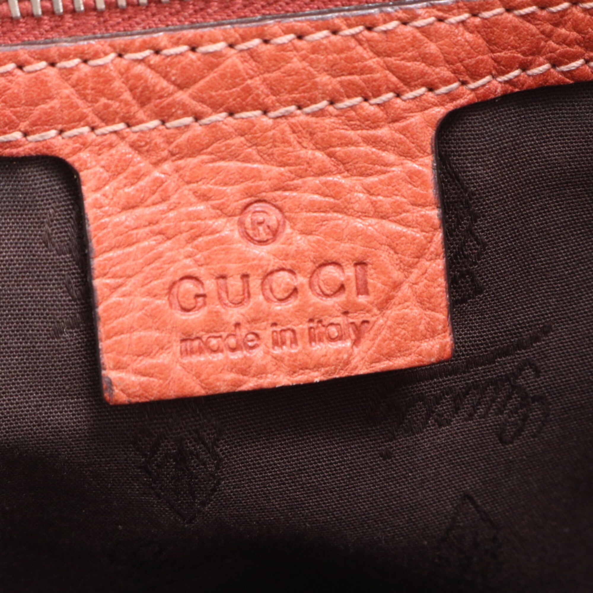 Gucci Leather Handbag Tote Bag (Pre-Owned)