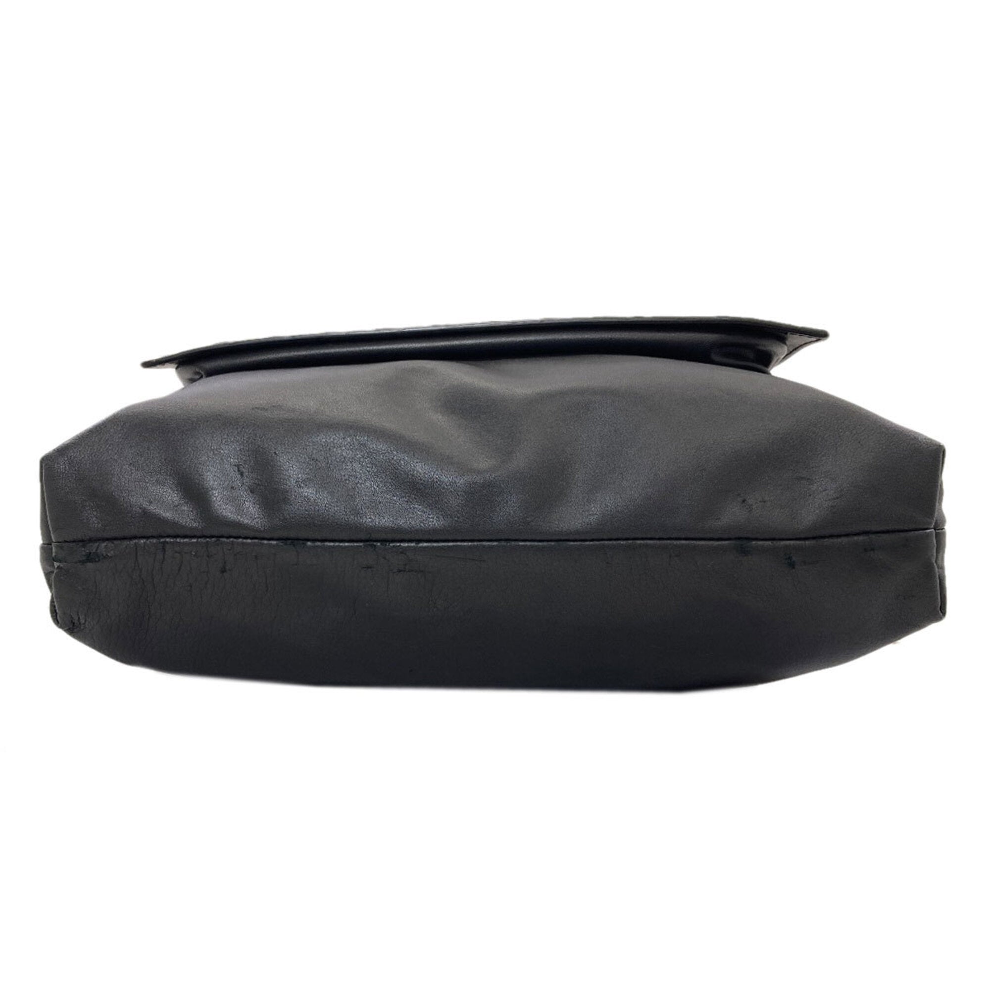 Bottega Veneta Black Leather Tote Bag (Pre-Owned)