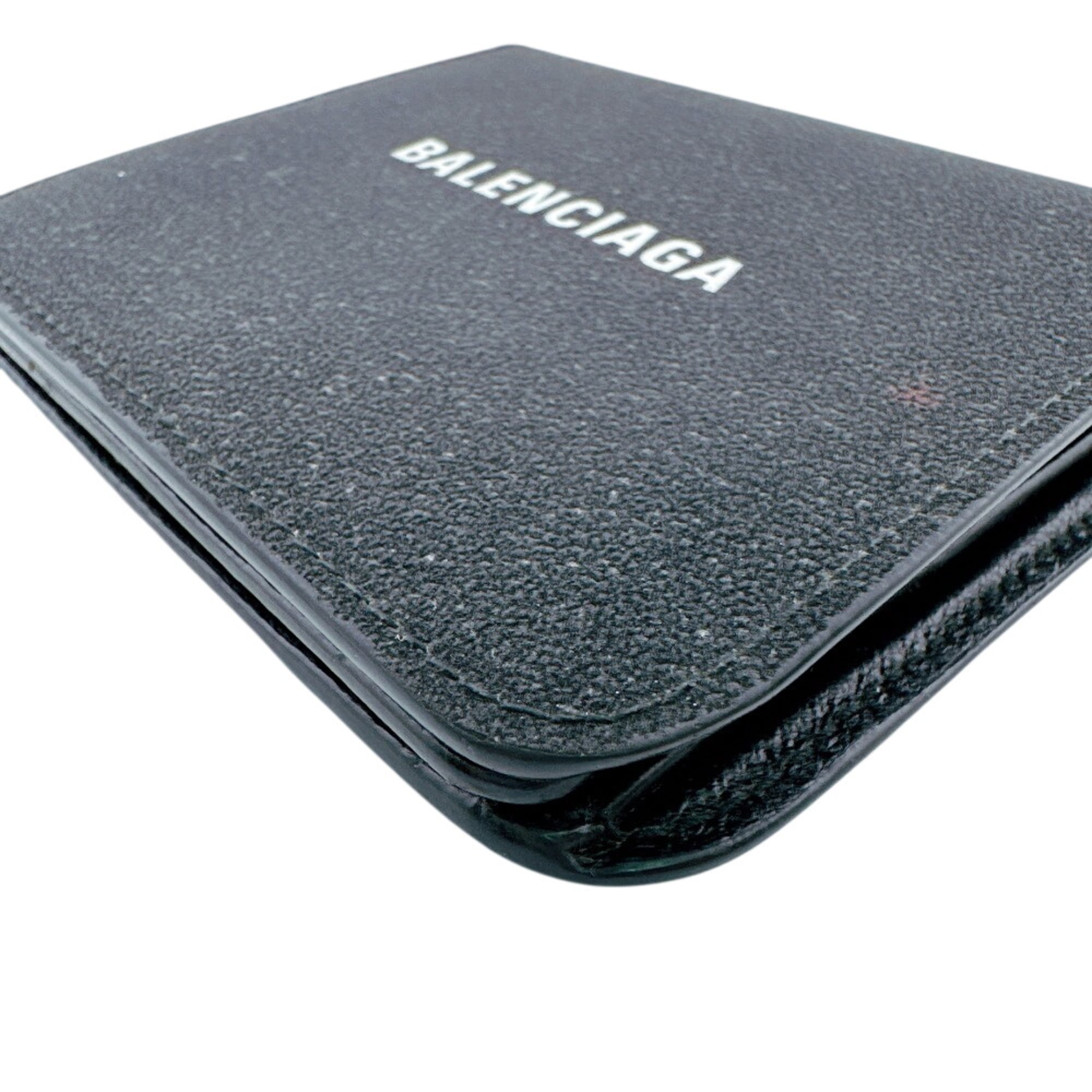 Balenciaga Black Leather Wallet (Bi-Fold) (Pre-Owned)
