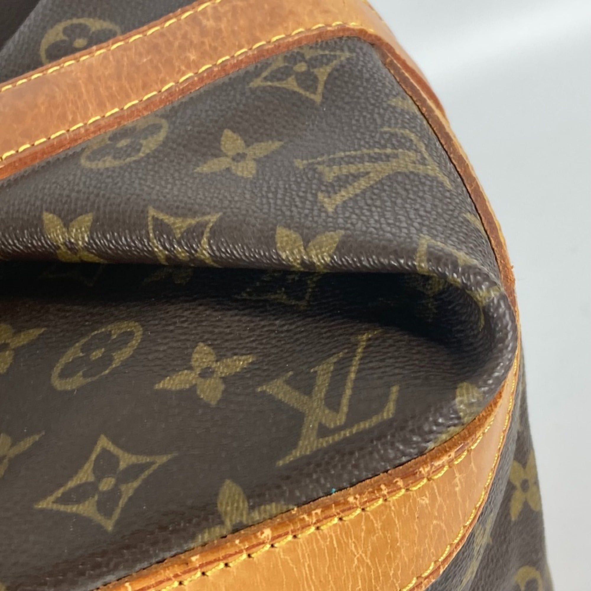 Louis Vuitton Brown Monogram Boston Bag Handbag (Pre-Owned)