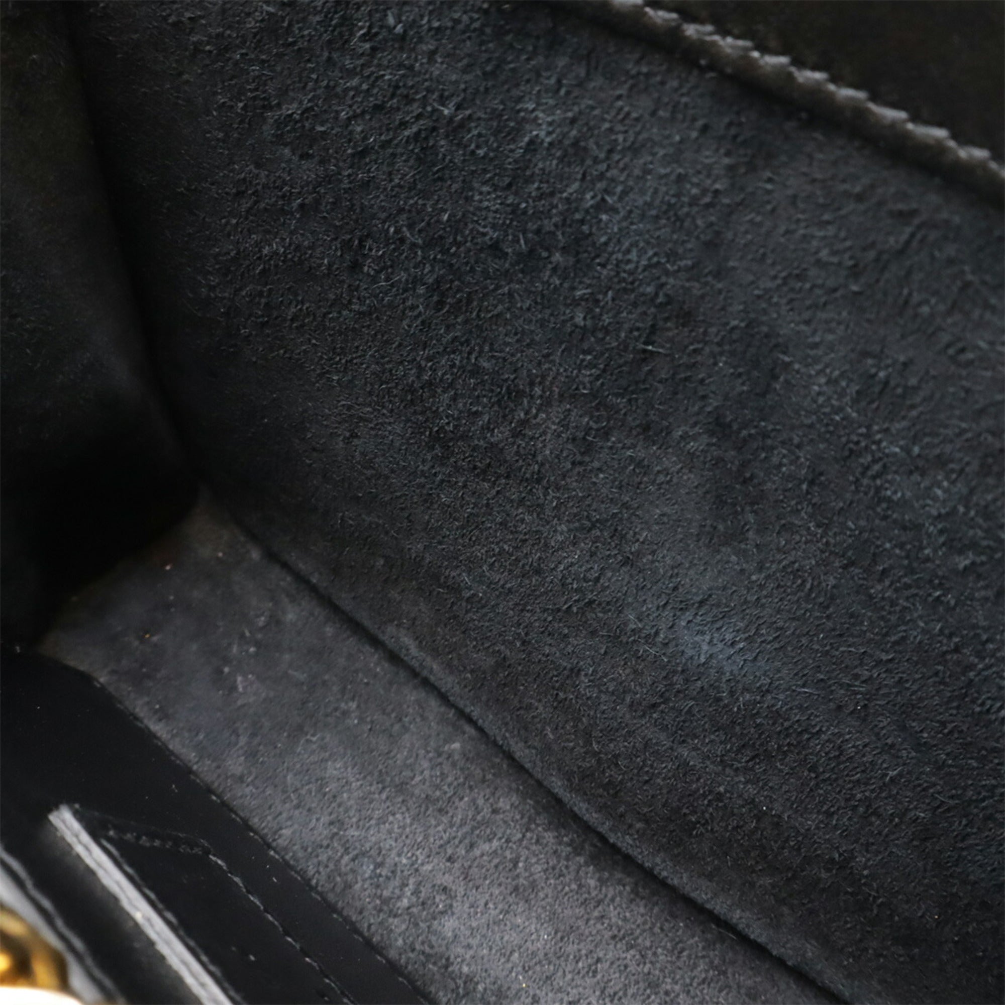 Yves Saint Laurent Black Leather Pochette Shoulder Bag (Pre-Owned)