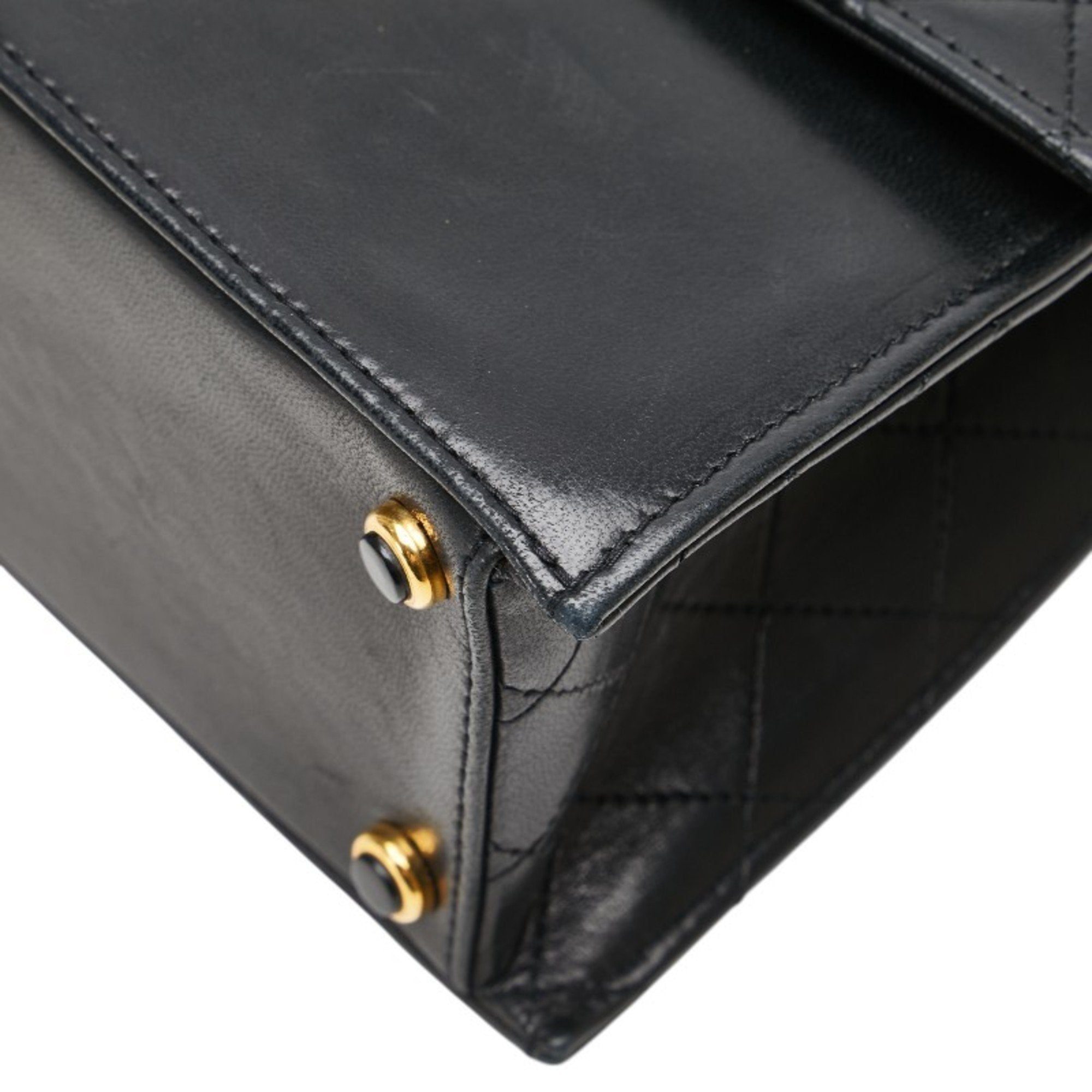 Chanel Matelasse Black Pouch Shoulder Bag (Pre-Owned)