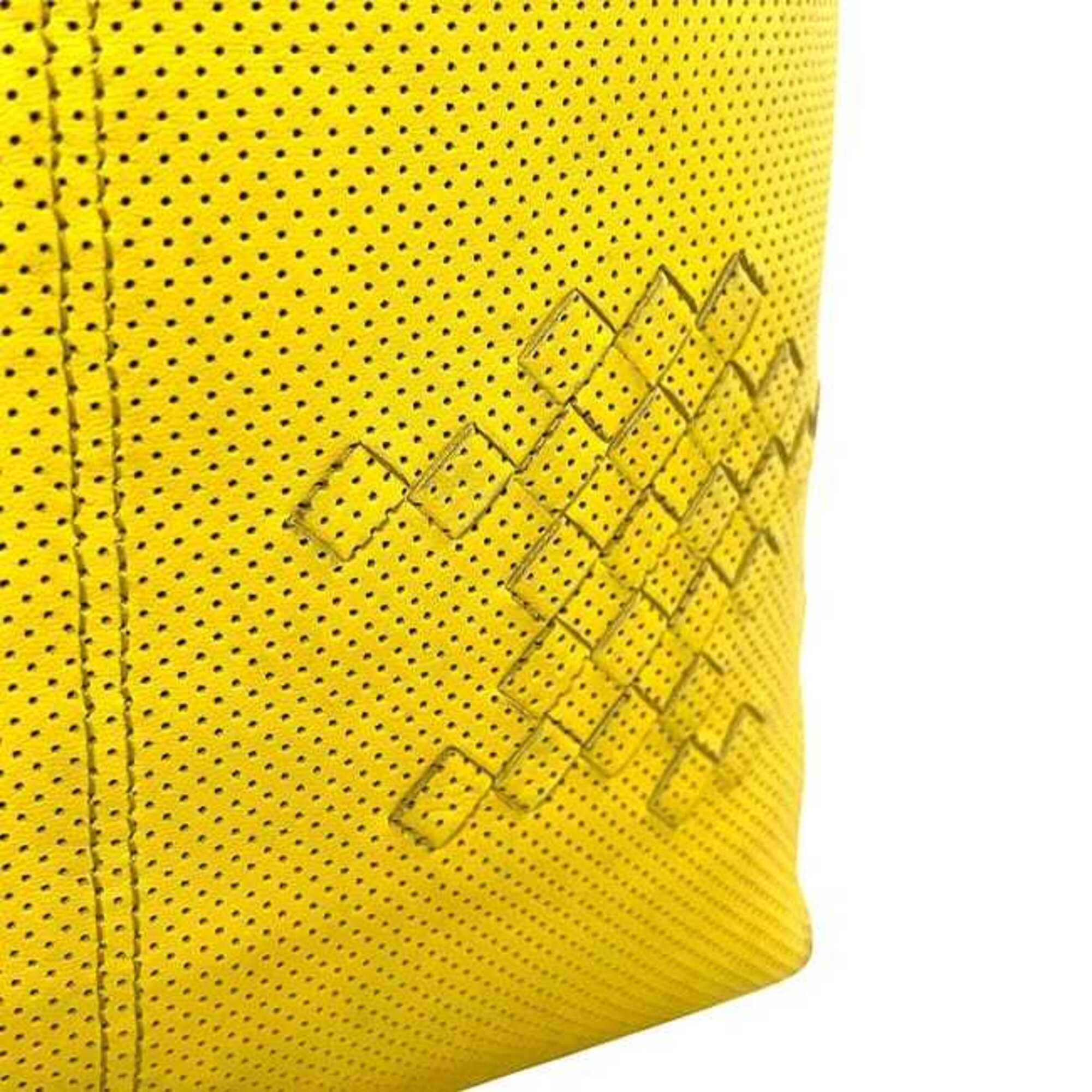 Bottega Veneta Yellow Intrecciato Tote Bag (Pre-Owned)
