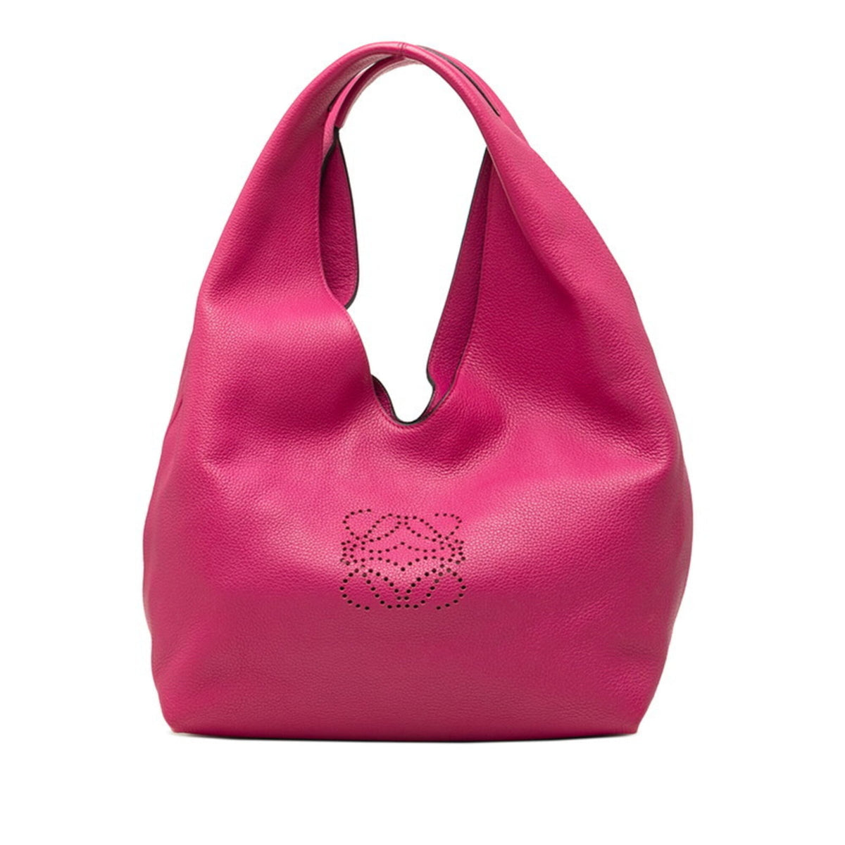 Loewe Pink Leather Handbag Shoulder Bag Tote Bag (Pre-Owned)