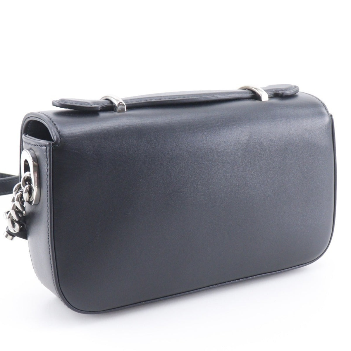 Gucci Black Leather Shoulder Bag (Pre-Owned)