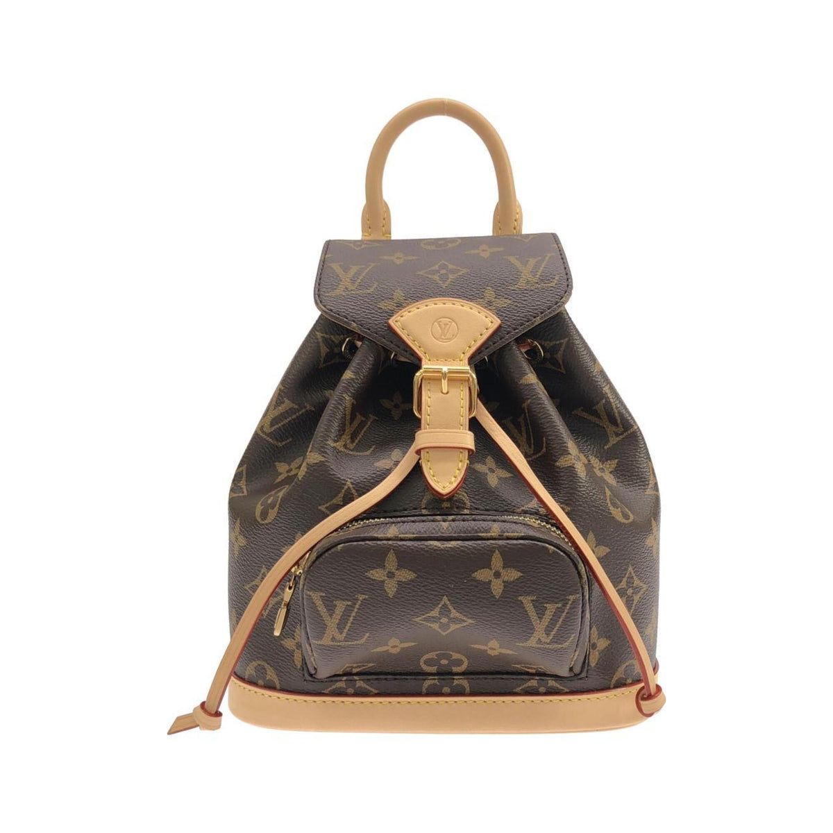 Louis Vuitton Marron Coated Canvas Backpack (Pre-Owned)