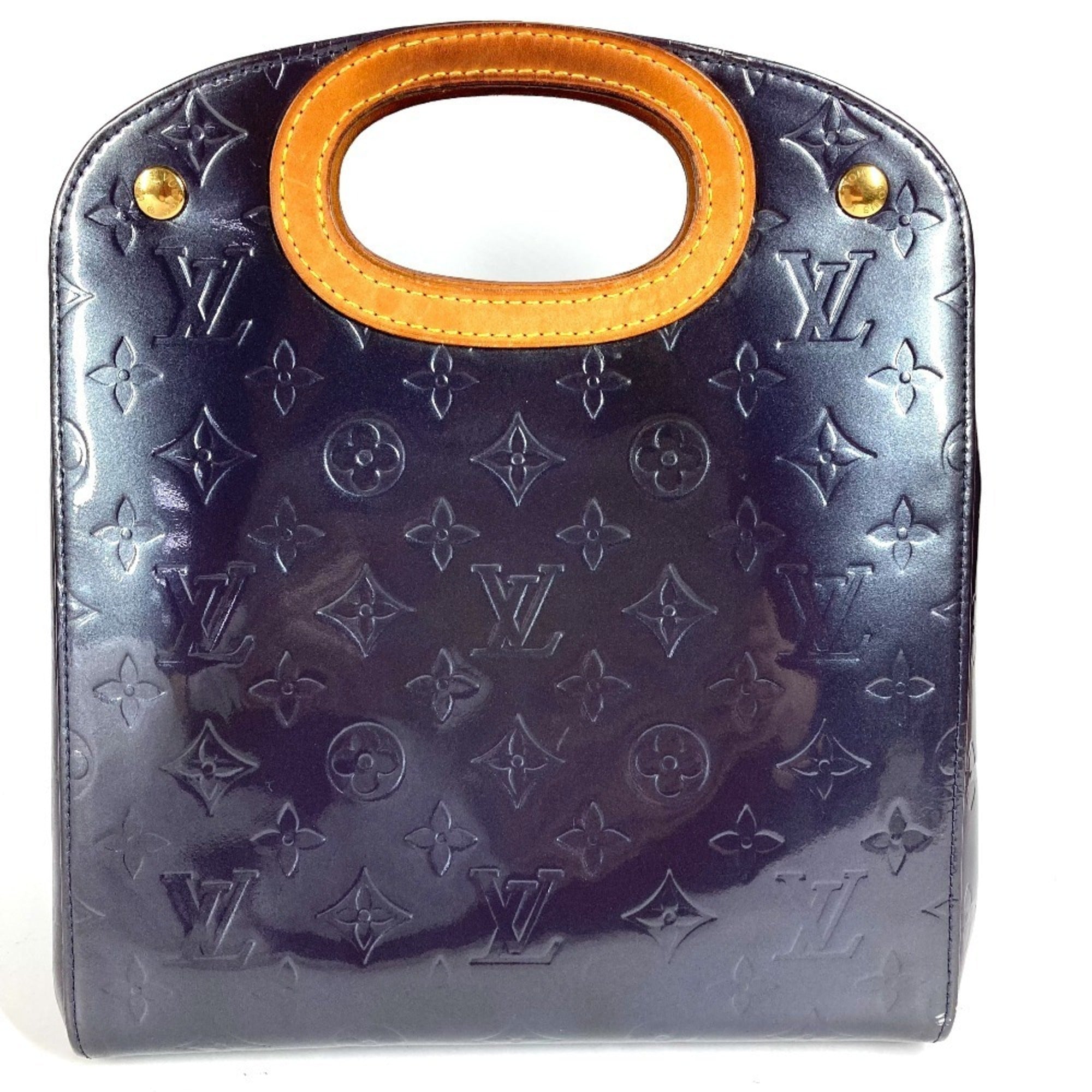Louis Vuitton Monogram Vernis Blue Indigo Monogram Vernis Handbag Tote Bag (Pre-Owned)