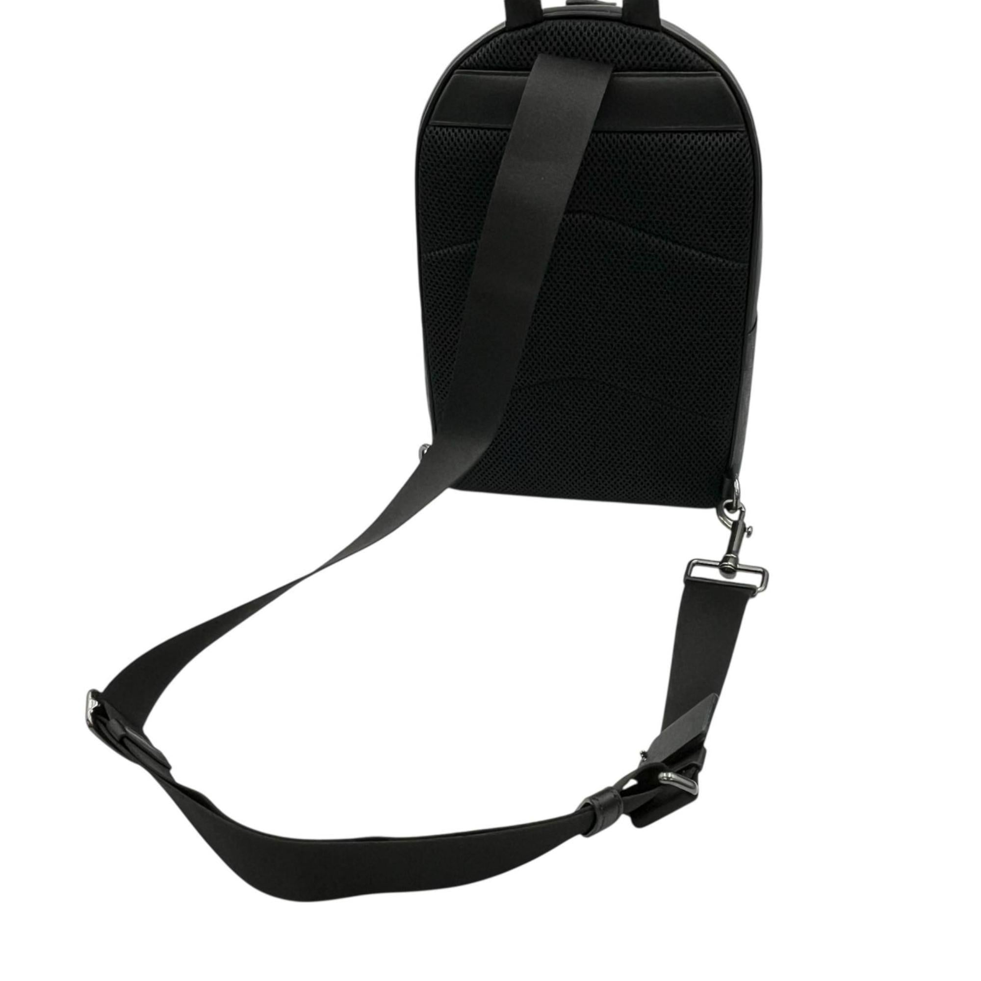 Coach Black Coated Canvas Sling Bag (Pre-Owned)
