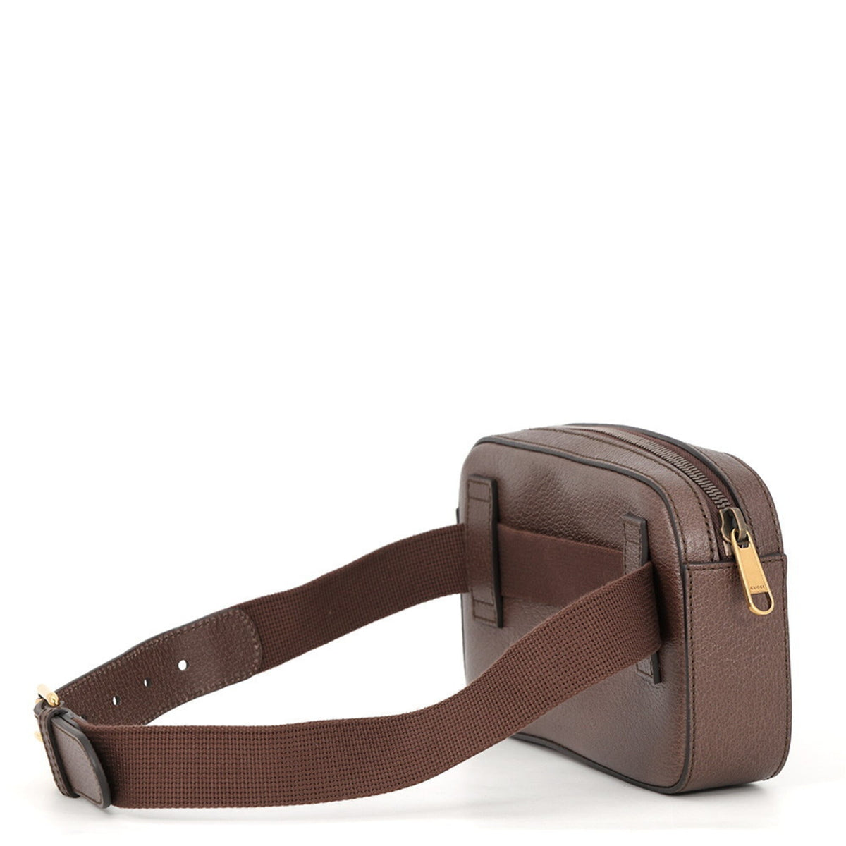 Gucci Brown Multi-Color Leather Fanny Pack Sling Bag (Pre-Owned)