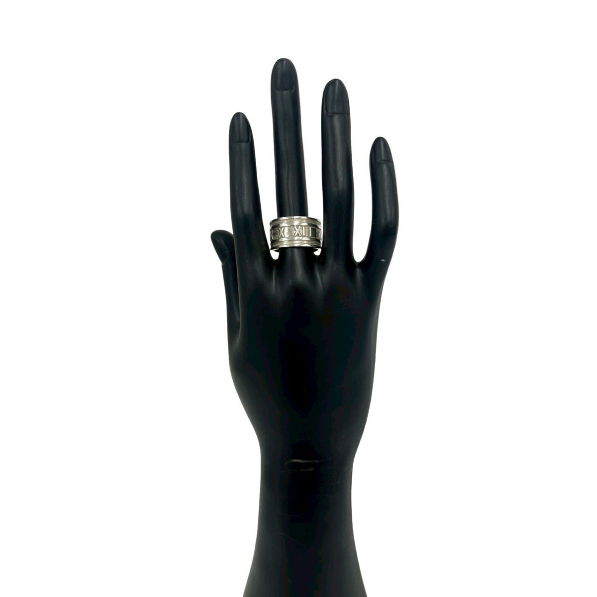 Tiffany Silver Silver 925 Band Ring (Pre-Owned)