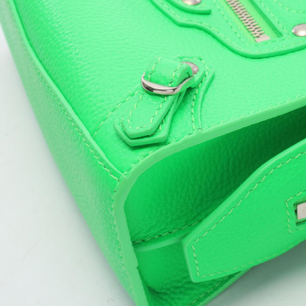 Balenciaga Green Leather Handbag (Pre-Owned)