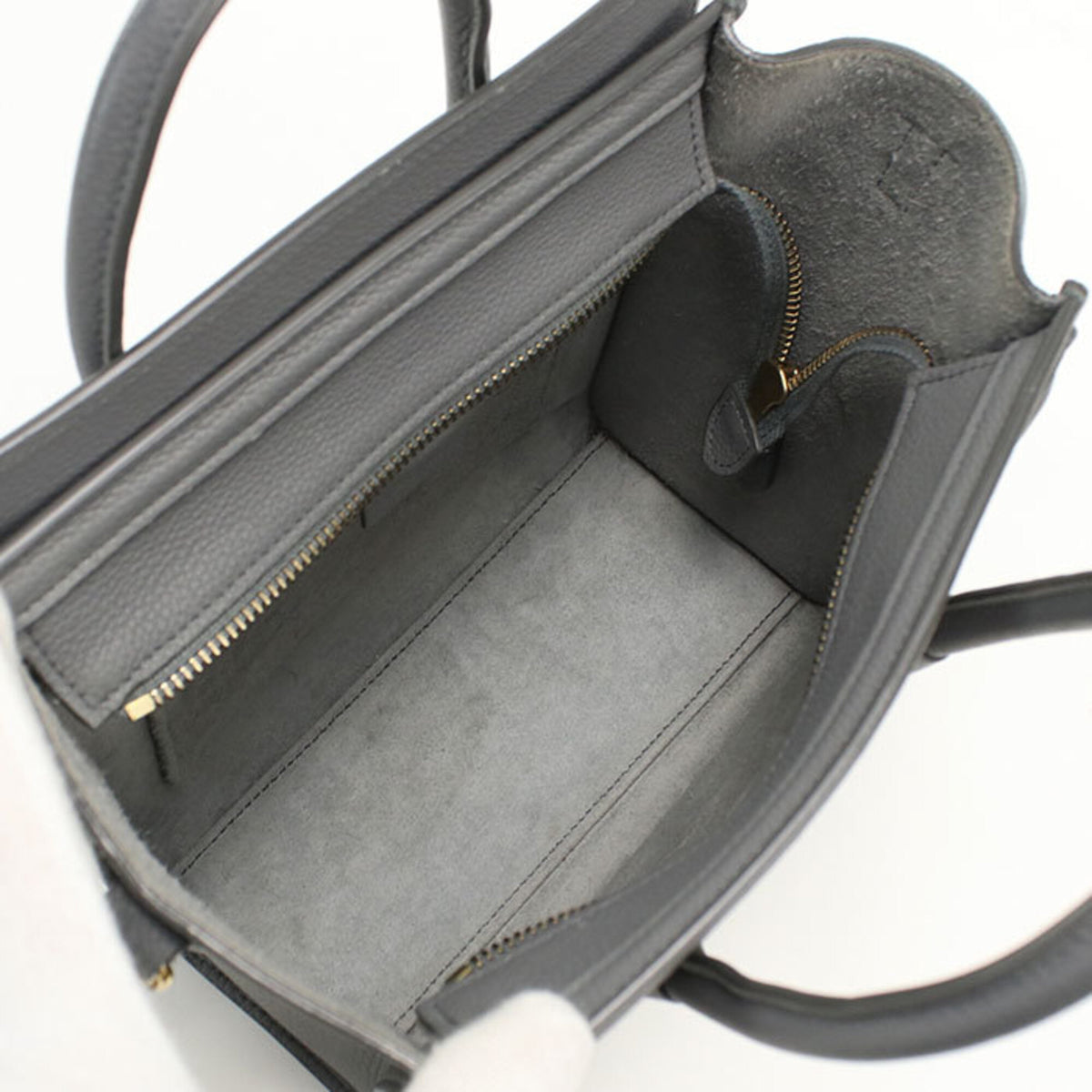 Celine Gray Leather Tote Bag (Pre-Owned)