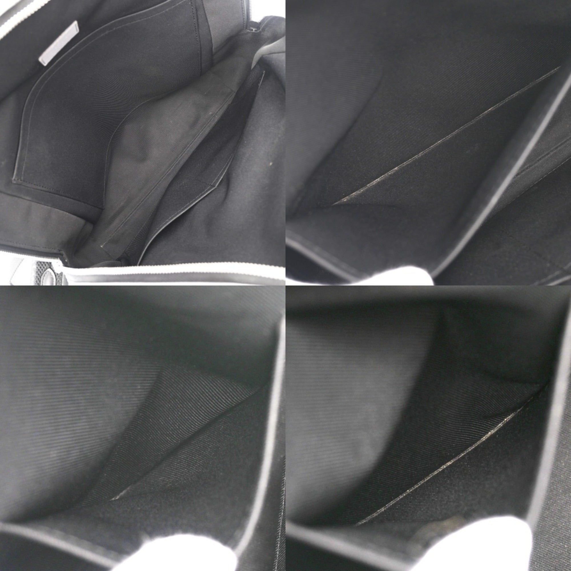 Louis Vuitton Silver Leather Backpack (Pre-Owned)